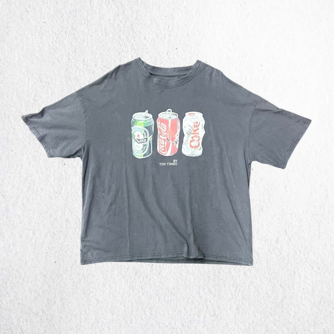 코카콜라 하이네켄 그래픽 반팔티 (L) 상품이미지2