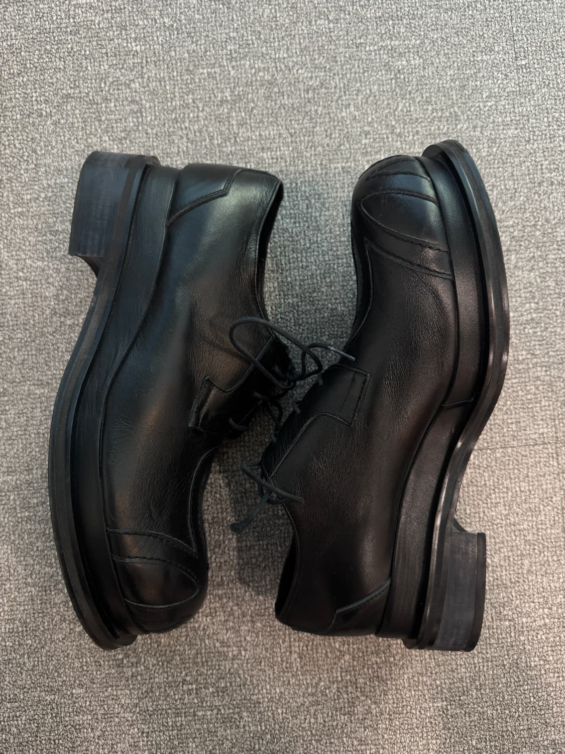 쏘유레슈어 써저리 SS001 블랙 더비슈즈 270 상품이미지4