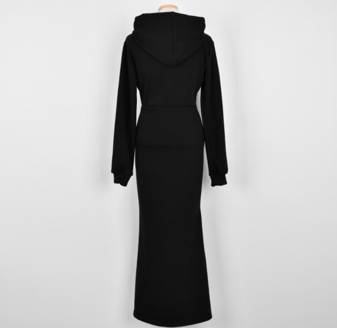 데얼쉬이즈 롱 후드 원피스 상품이미지6