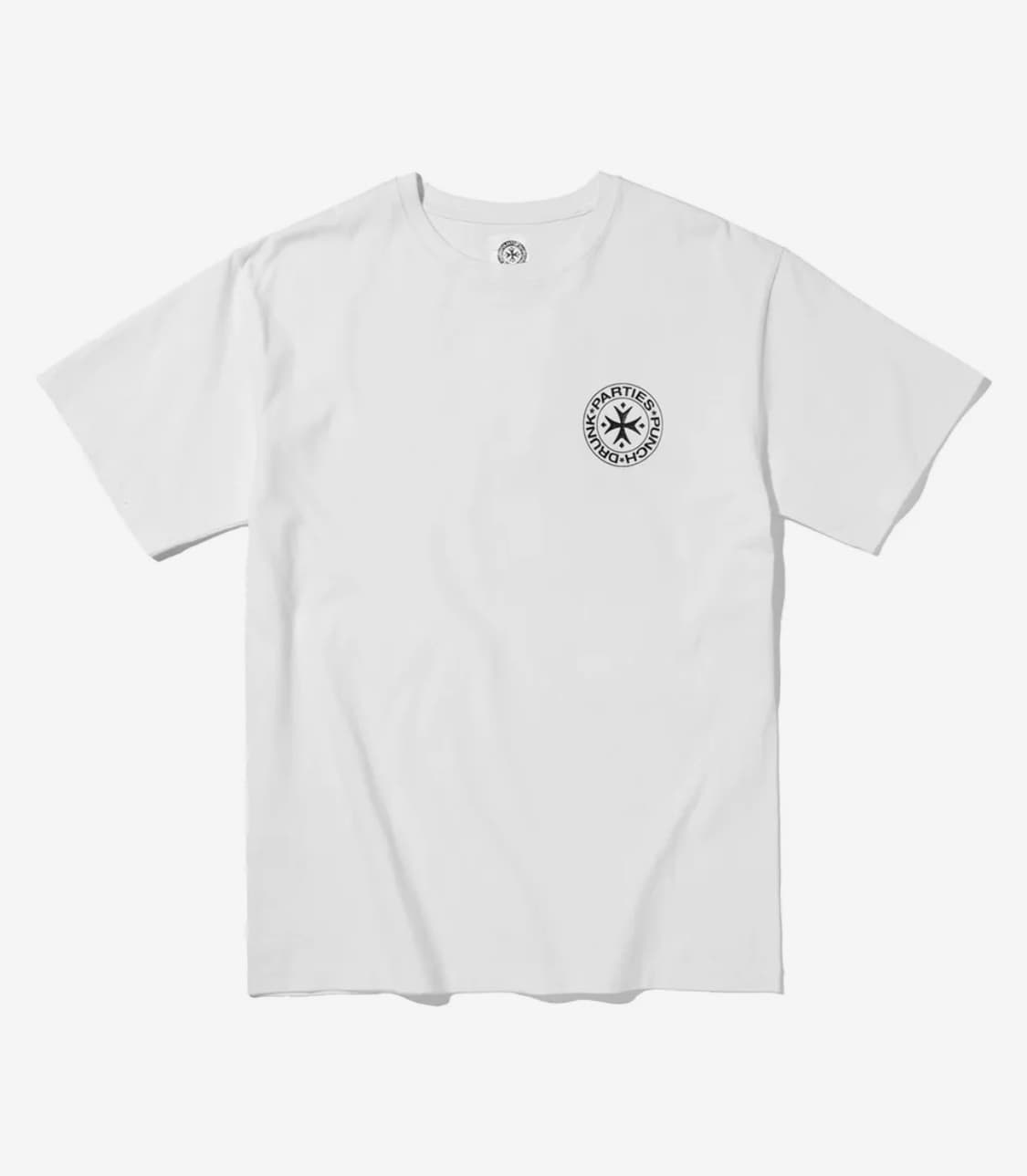 펀치드렁크파티즈 Circle Logo Narrow Tee (WHITE) 상품이미지1