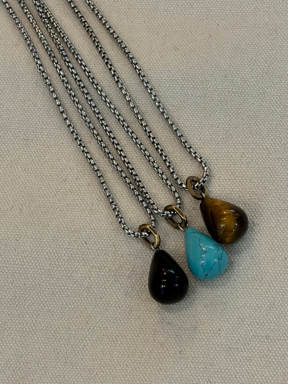 Turquoise Drop Surgical Necklace 상품이미지1