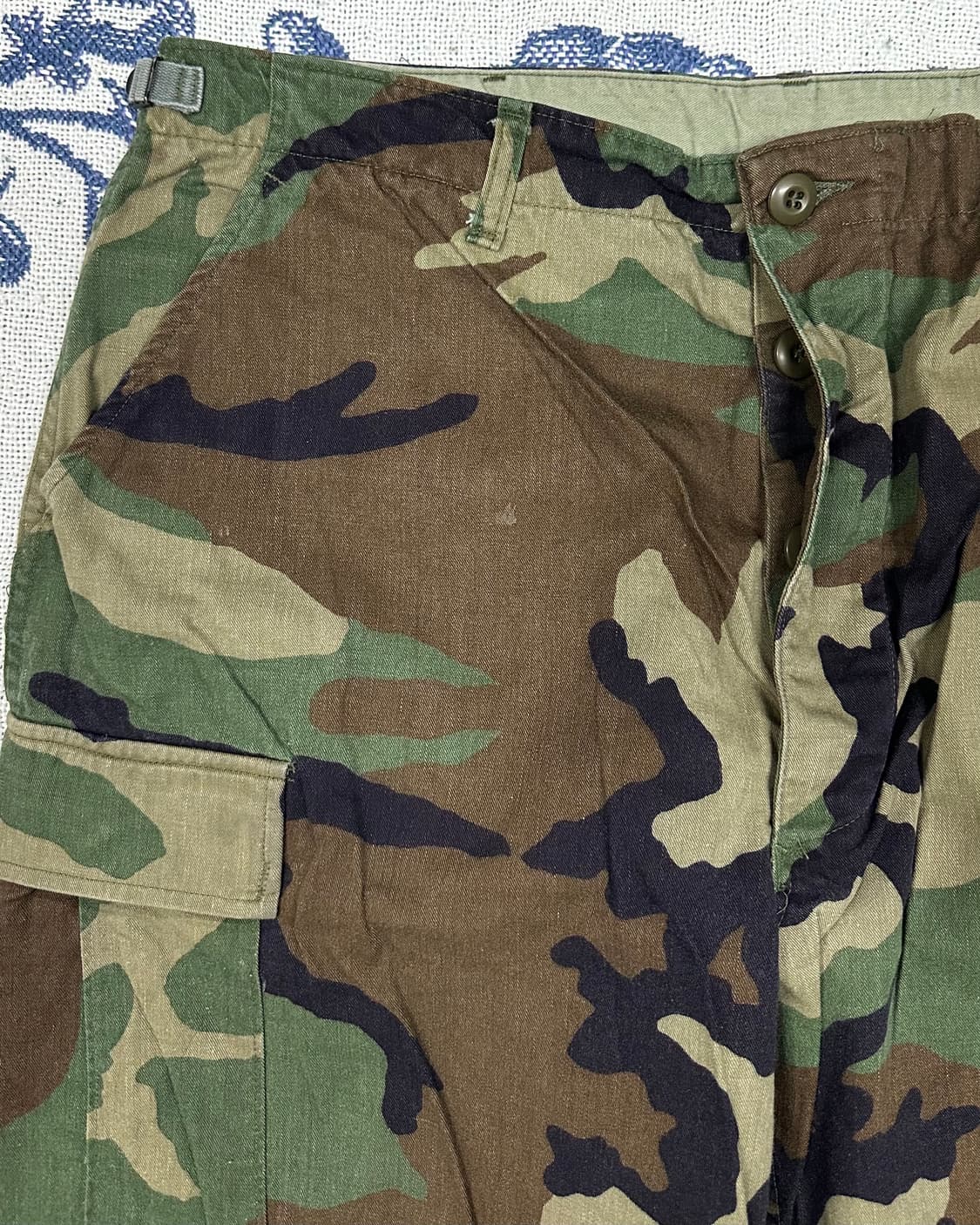 (허단48)90'S 우드랜드 밀리터리 카모 팬츠-M2229 상품이미지2