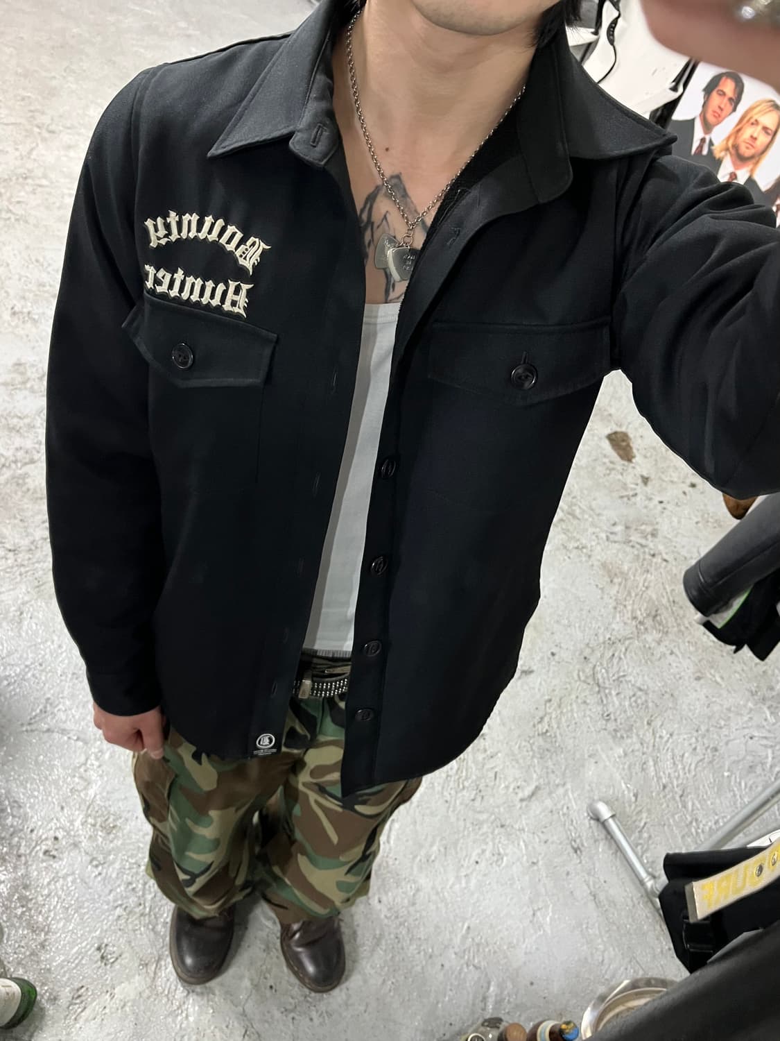 Bounty Hunter logo shirt jacket 🇯🇵 상품이미지4