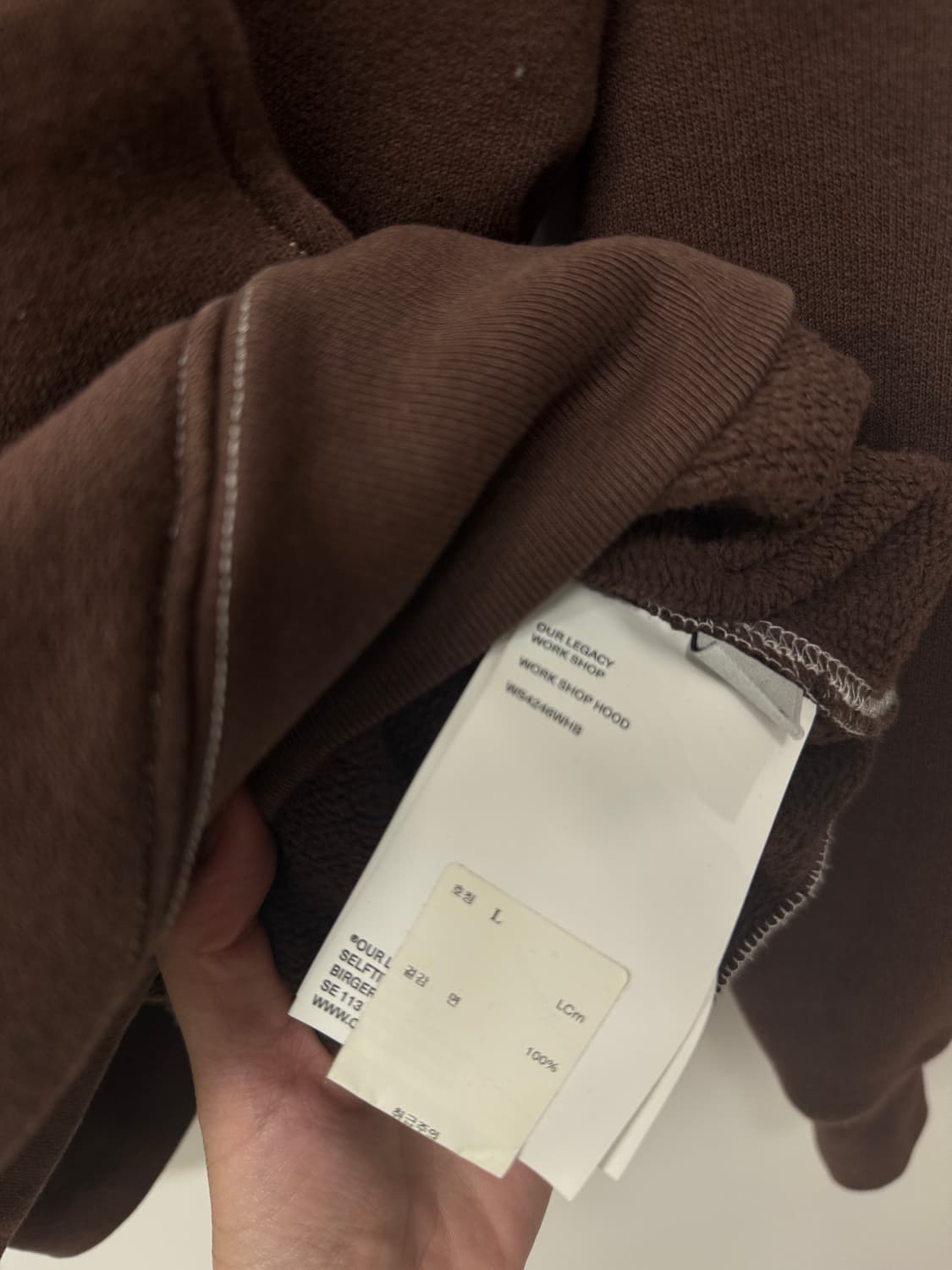 (L) Our Legacy 아워레가시 워크샵 후드티  상품이미지4