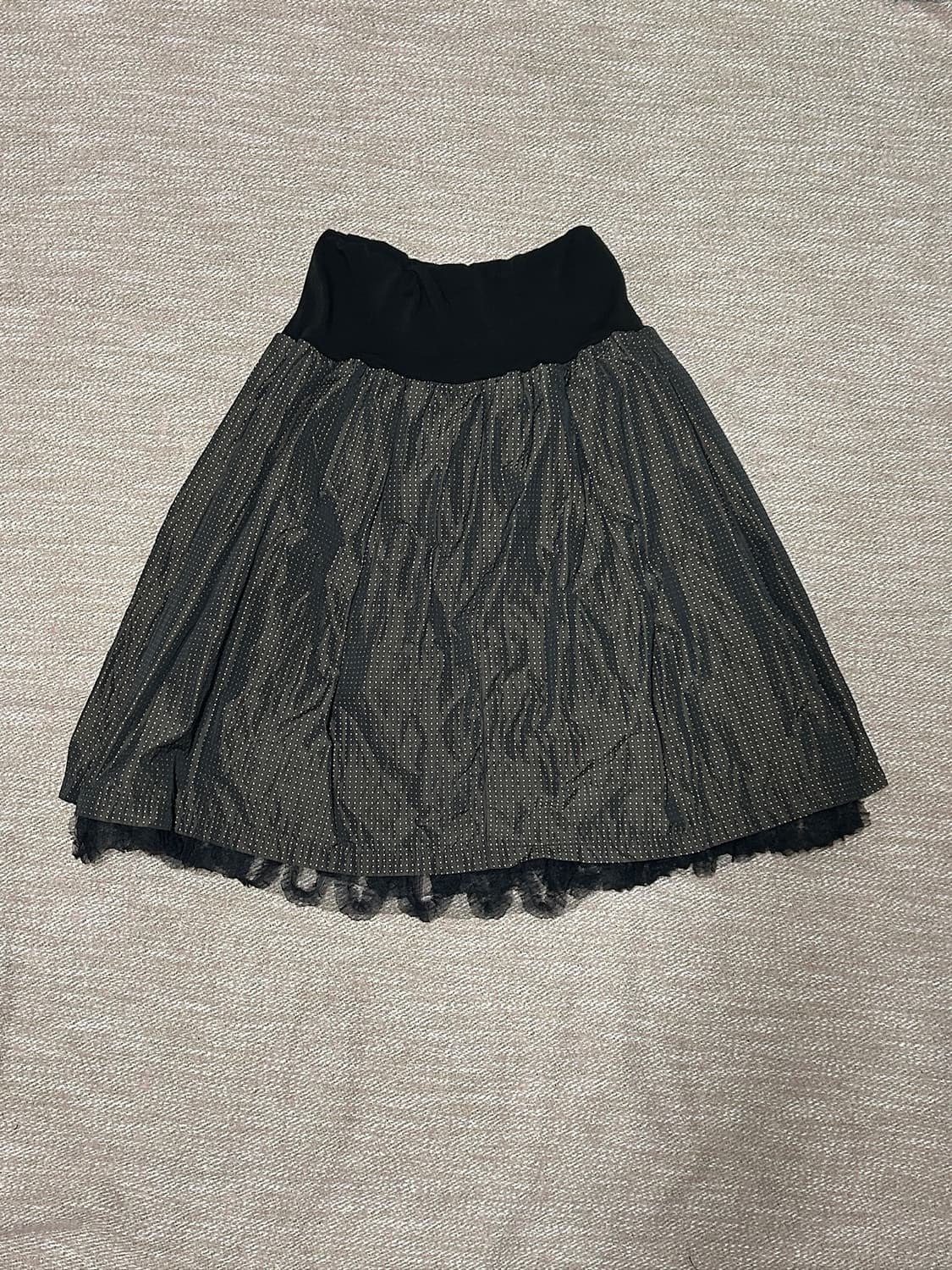 도트 레이스 스커트 상품이미지5