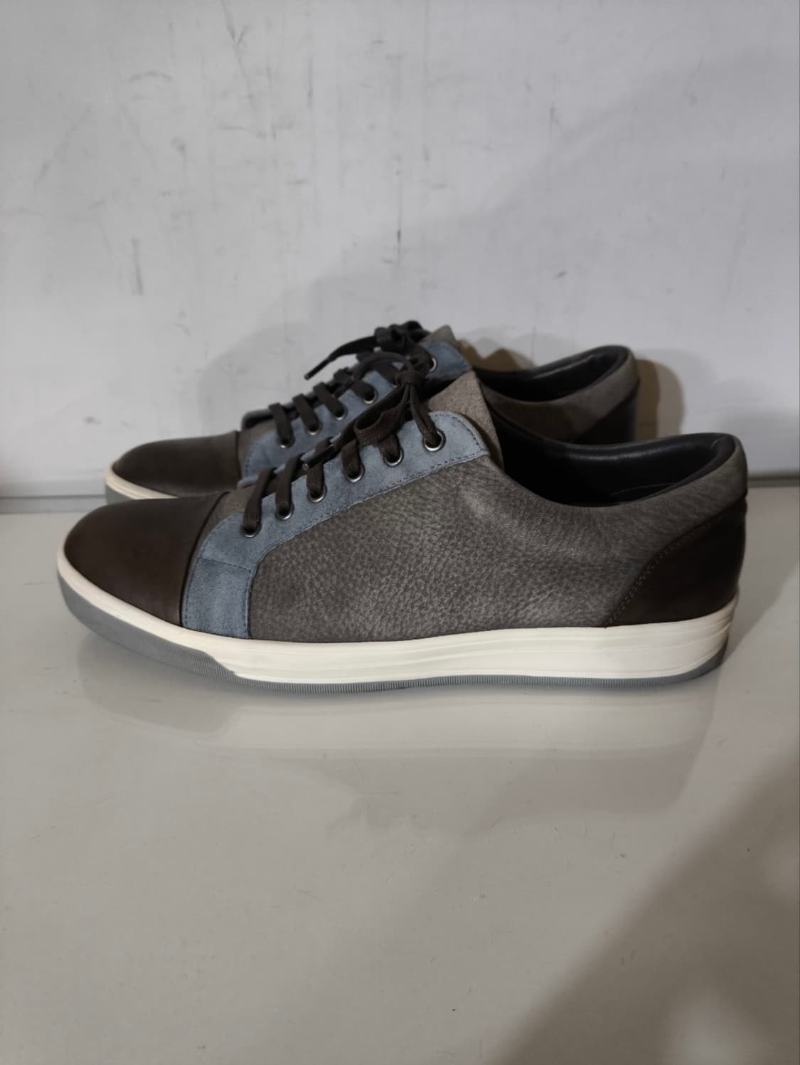 270mm 타임 TIME 투톤 레더 스니커즈 상품이미지2