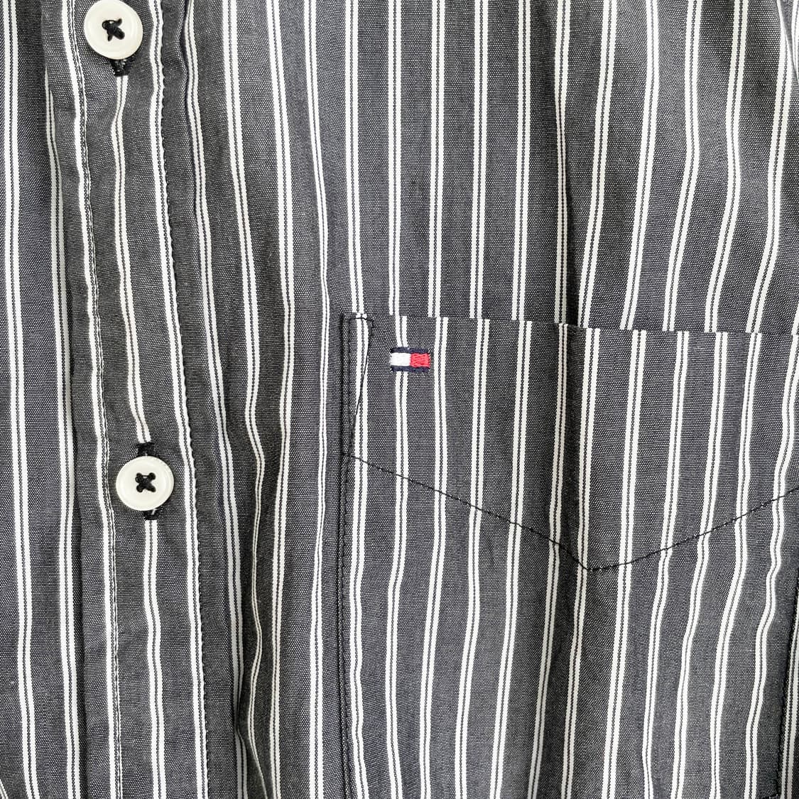 D2  타미힐피거 스트라이프 셔츠 M사이즈 상품이미지4