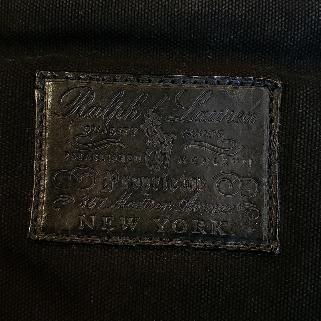 90s 폴로 퍼플라벨 캔버스 레더 포스트맨 메신져백 크로스백 상품이미지10