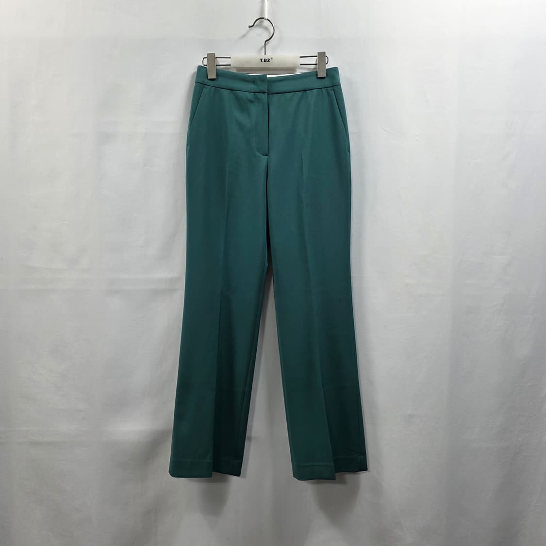 1159 한섬 시스템 SYSTEM 그린 슬랙스 팬츠 55(S) 상품이미지1