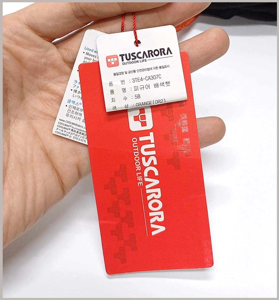 투스카로라 새상품 아웃도어 모자 J-474 상품이미지8