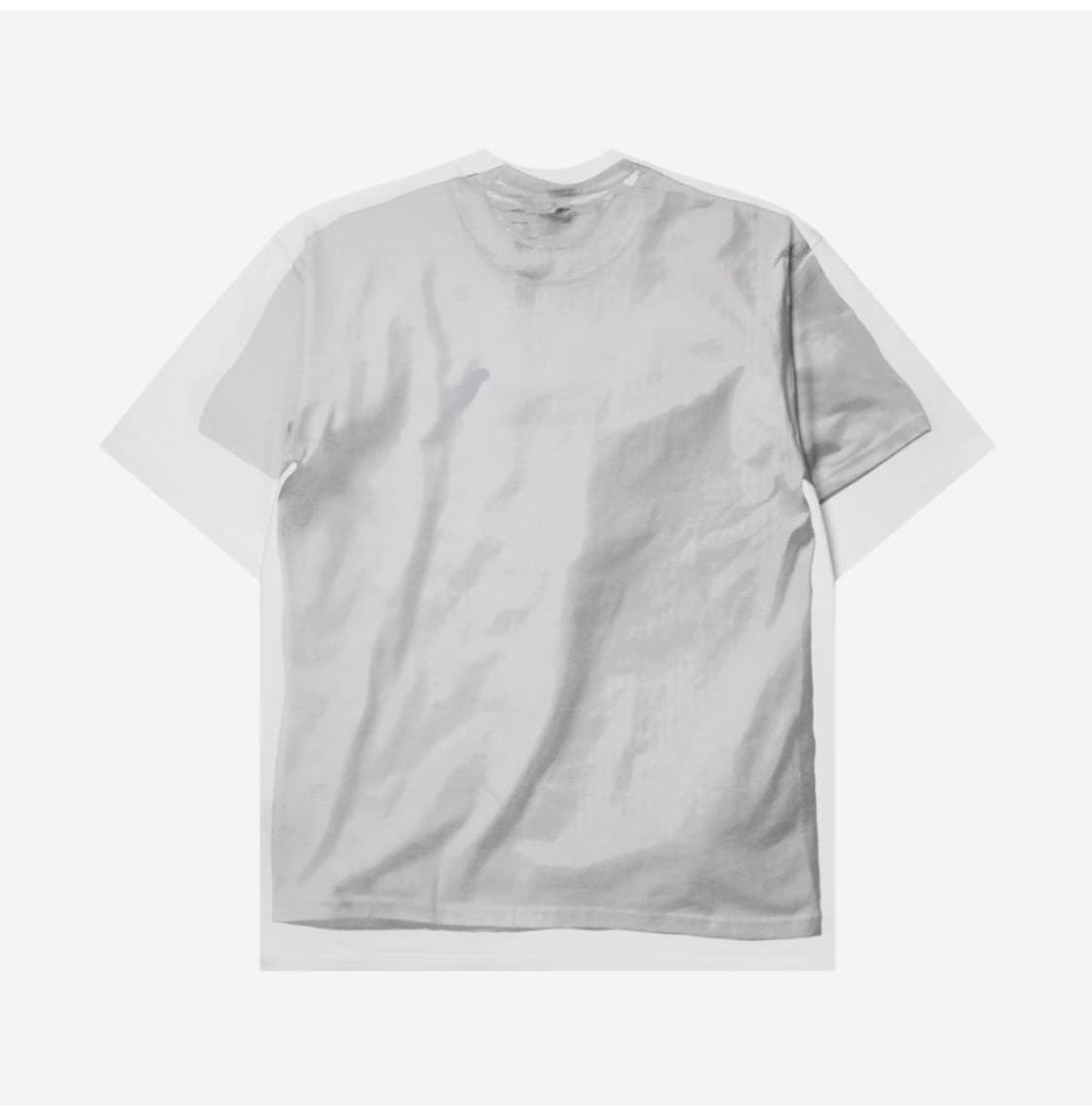 M / 슈프림 x MM6 메종 마르지엘라 박스로고 티셔츠 화이트 상품이미지2