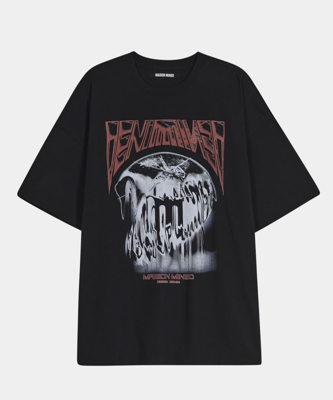 메종미네드 STICKY 블랙 반팔 티셔츠 L 상품이미지4