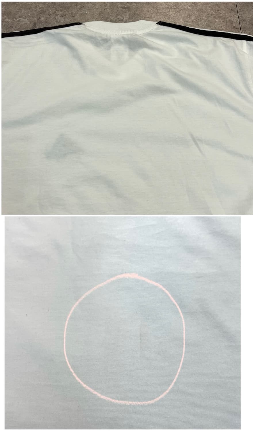 아디다스 브이넥 반팔티 화이트 M #csz4056 상품이미지9