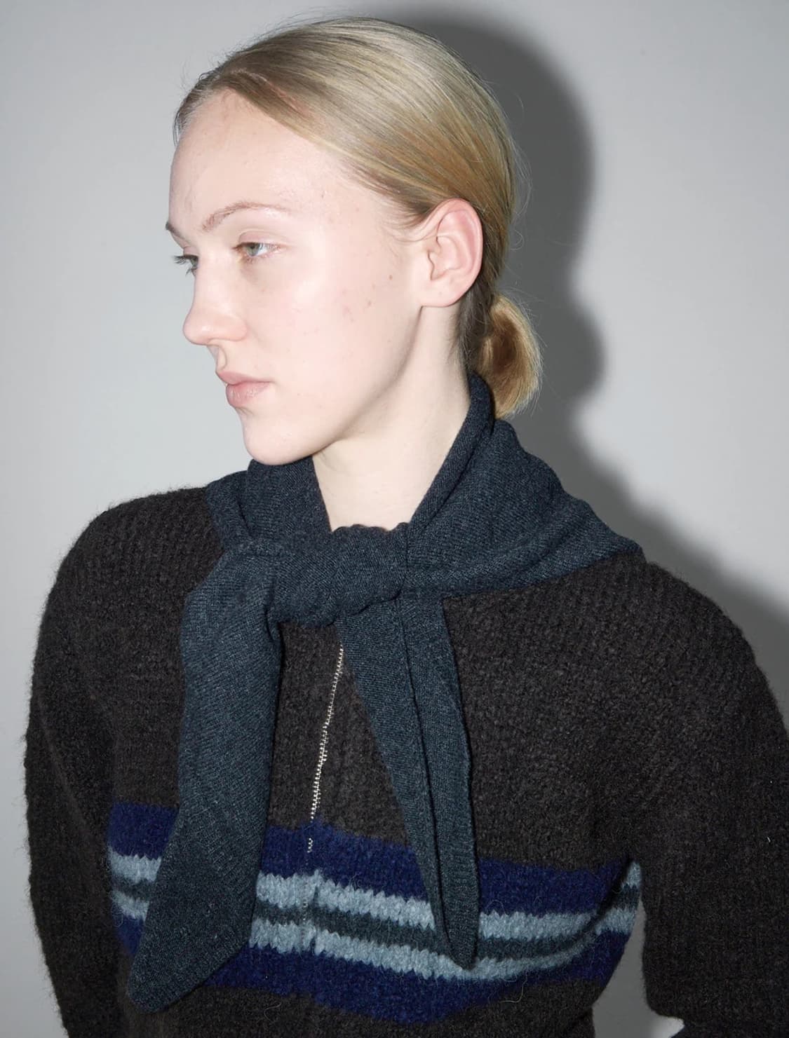 팔로마울 Prima 울 스카프/다크 그레이 상품이미지2