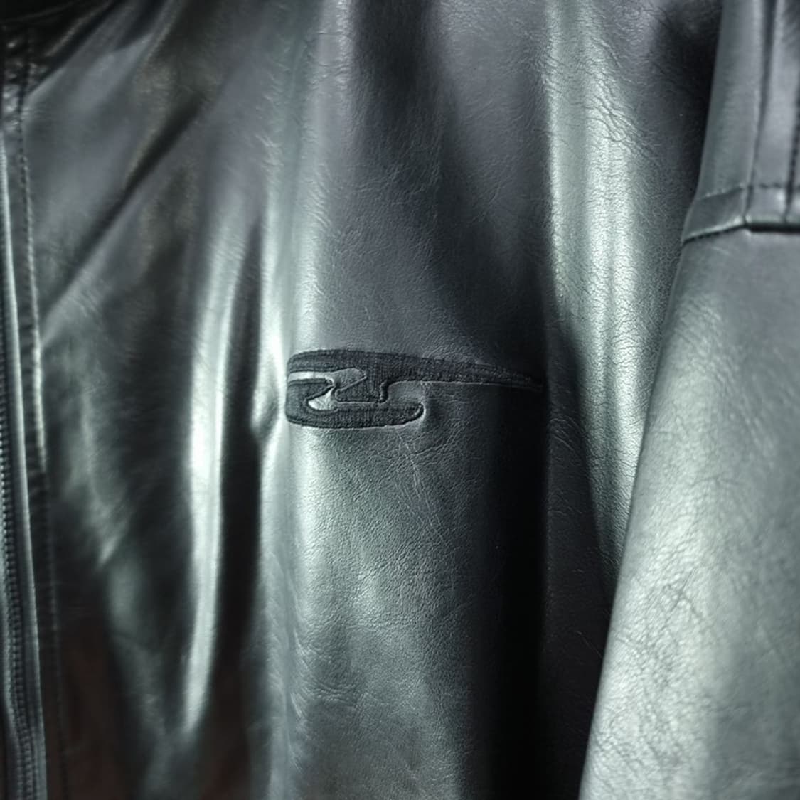 [LEEY](새상품) 리버시블 오버핏 레더 데님 후드 자켓 M18253 상품이미지7