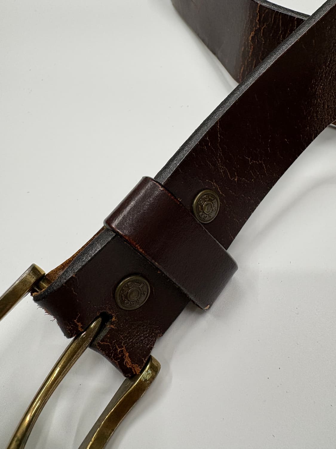 빈티지 리바이스 LEVI STRAUSS & CO 레더 벨트 상품이미지3