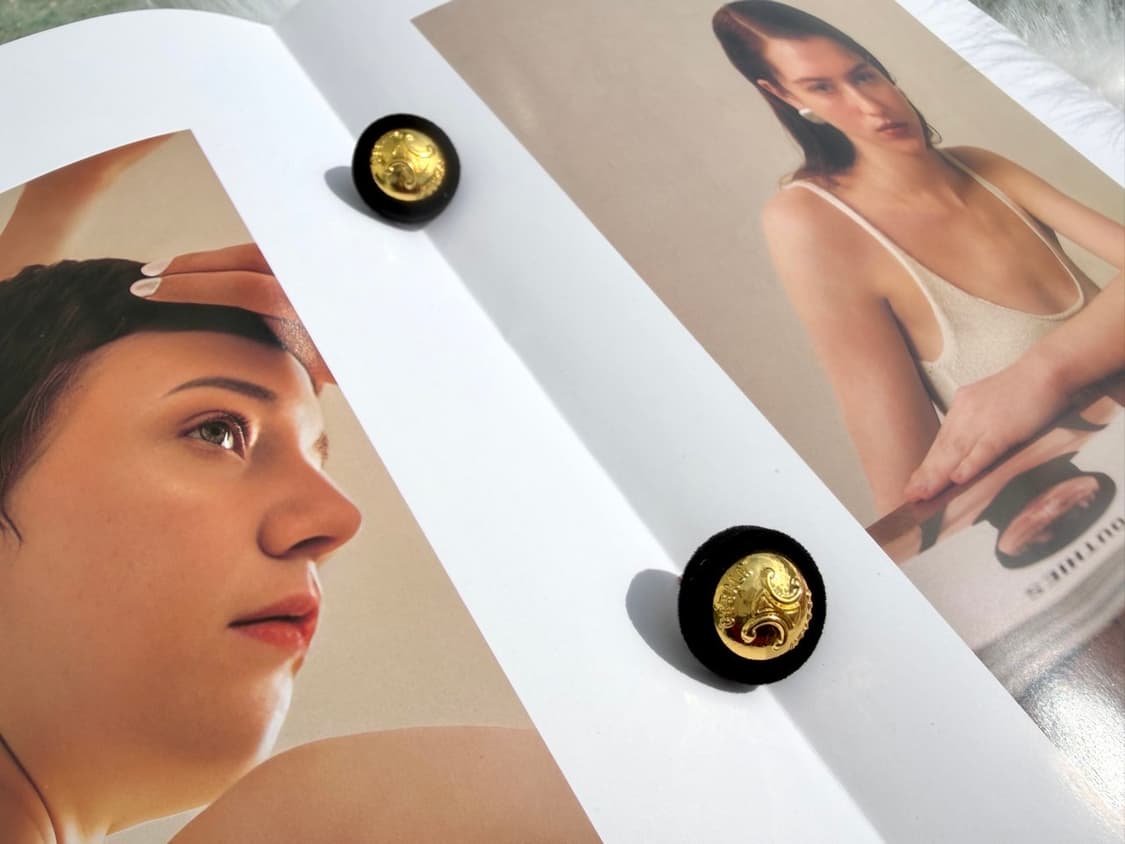 셀린느 골드 포인트 이어링 상품이미지7