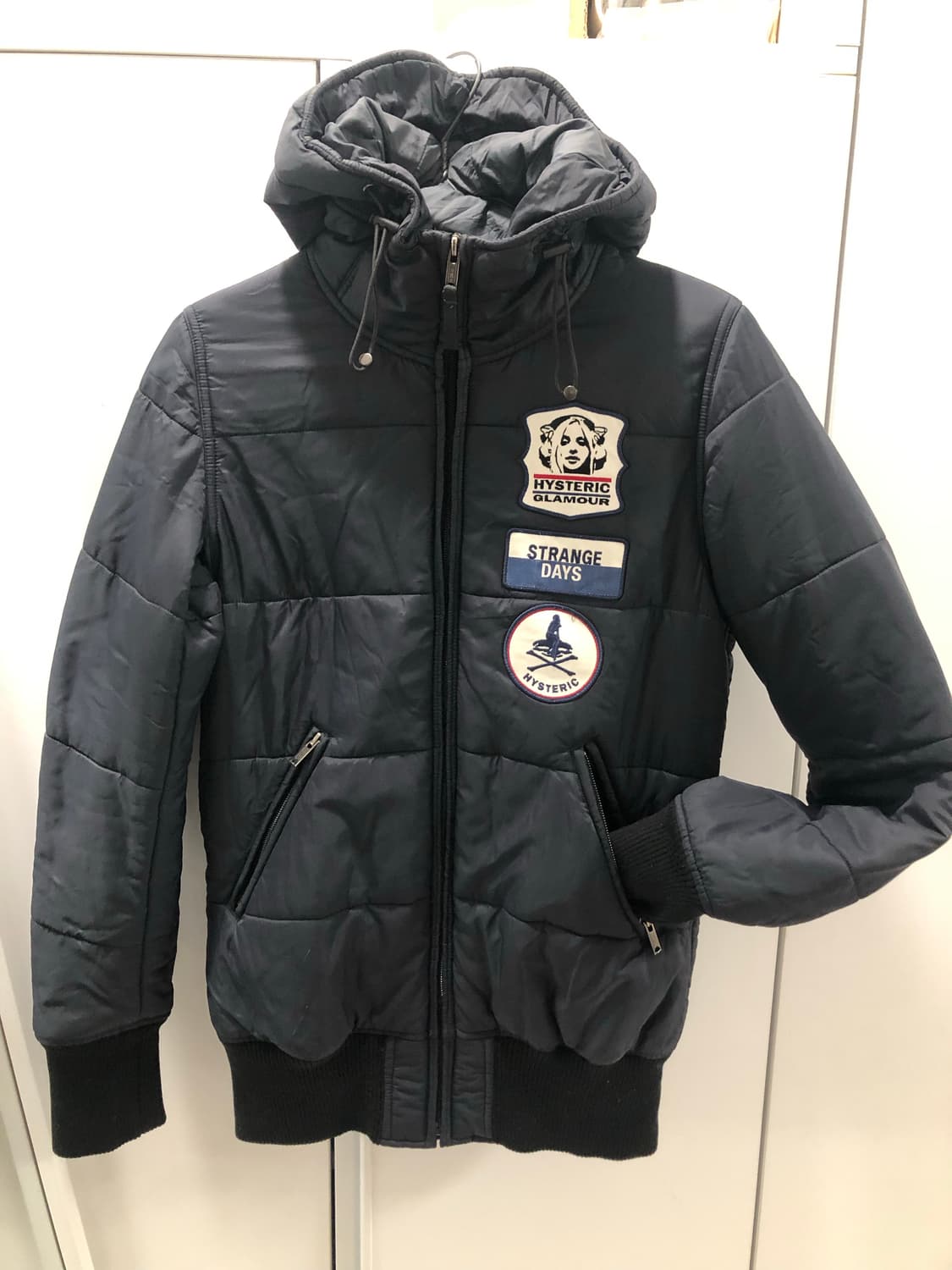 히스테릭글래머 경량 후드패딩(44-55추천) 상품이미지5