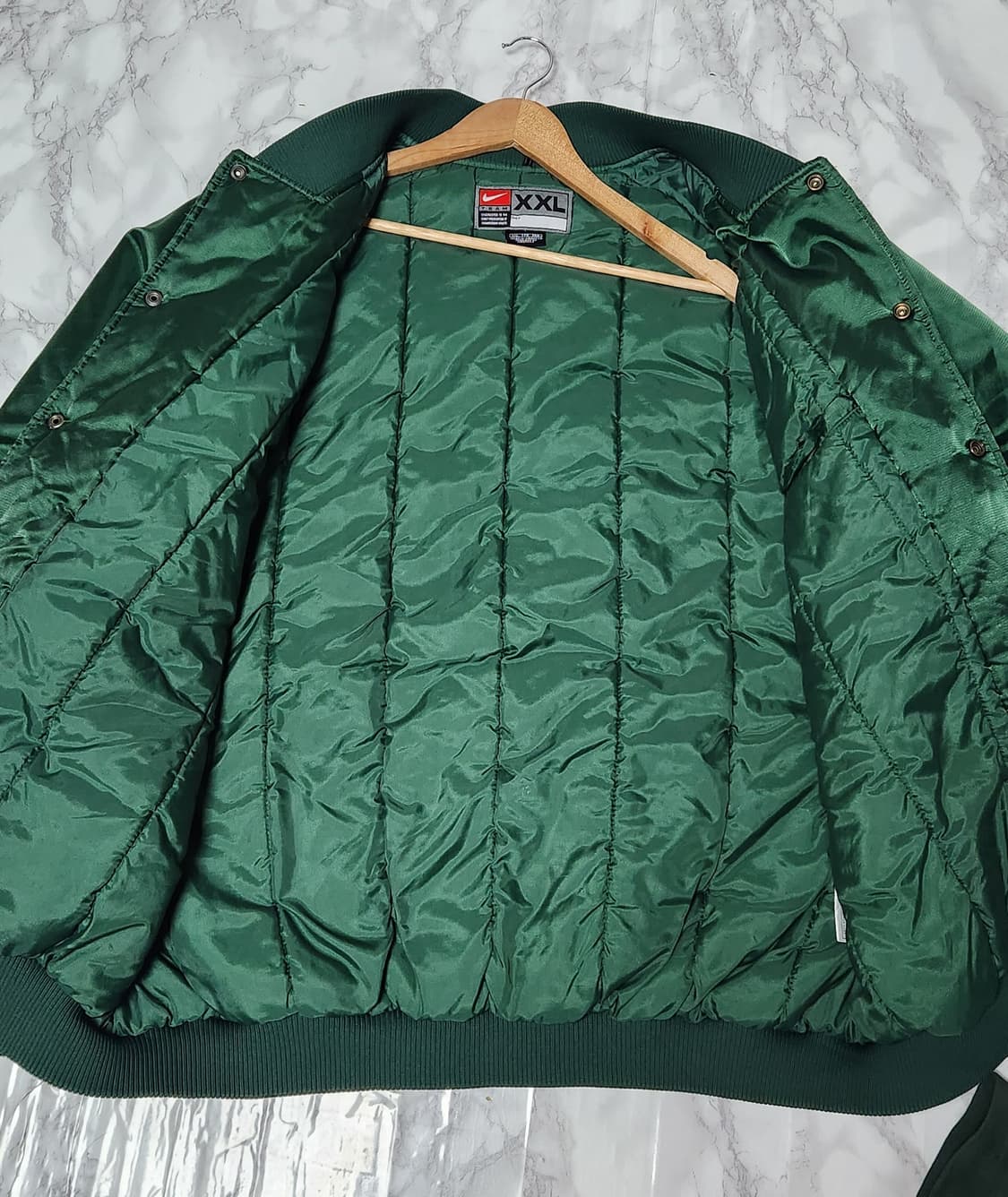 3XL 나이키 MSU 스파르탄 스타디움 바시티 딤그린 자켓 상품이미지6