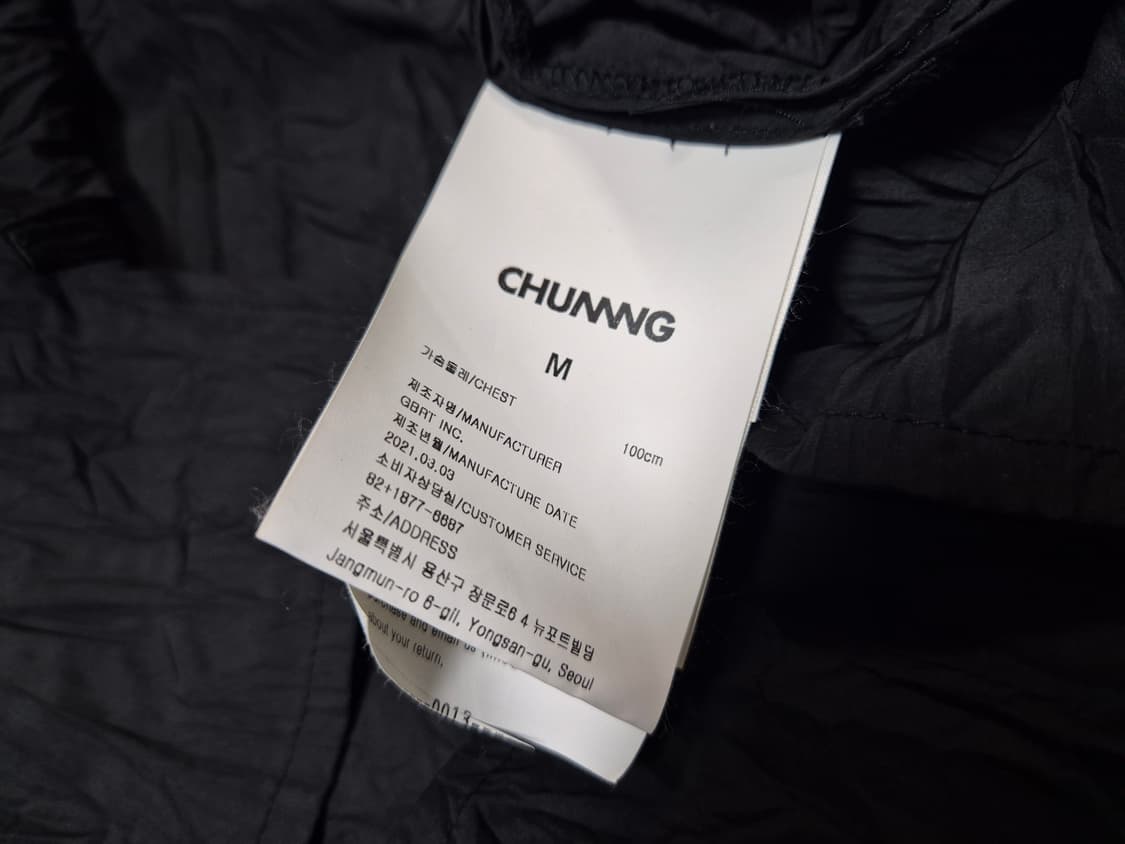 CHUNNNG 남성 링클 시어서커 반팔 셔츠 M(100) 상품이미지7