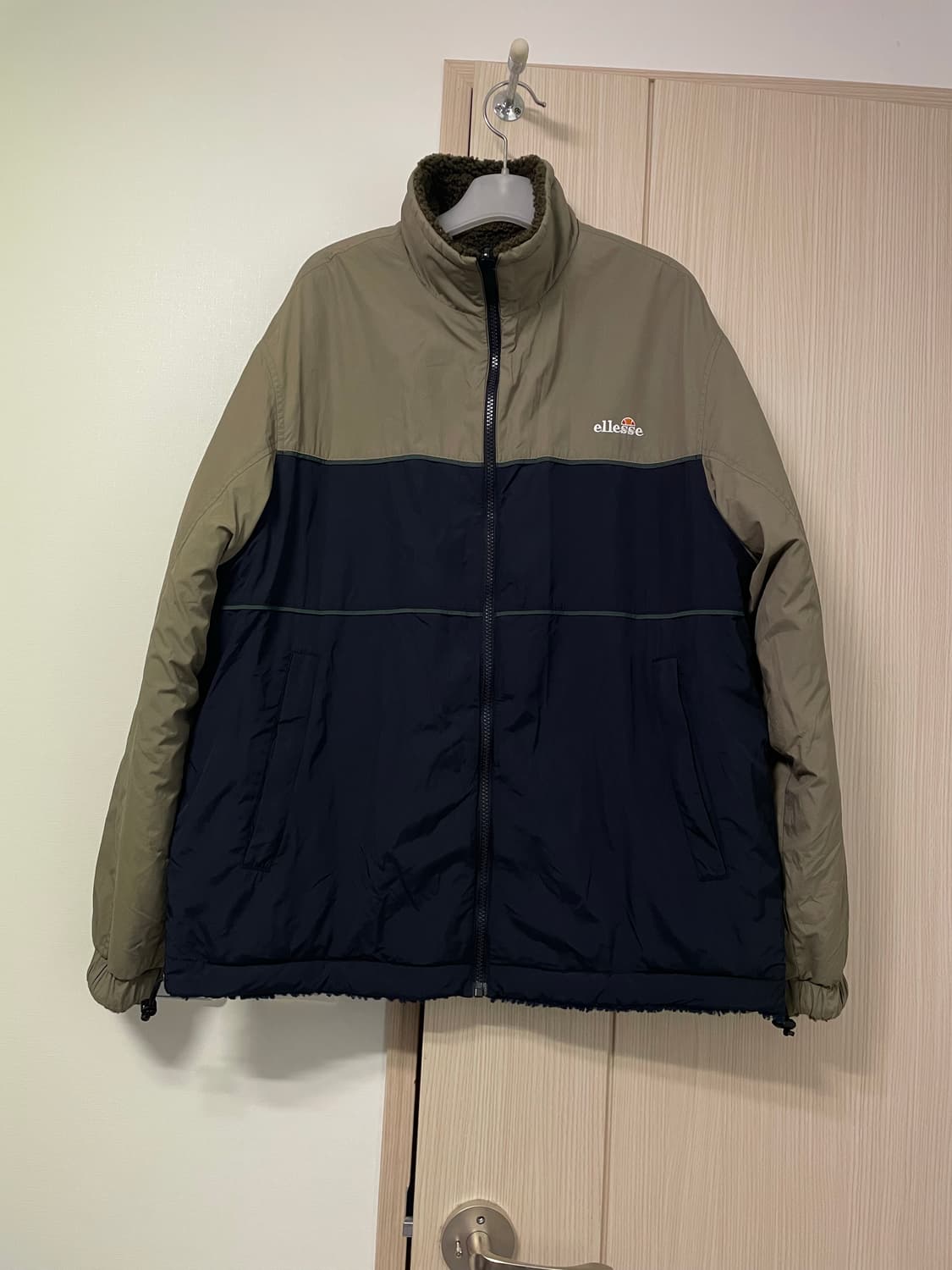 엘레쎄 리버서블 플리스 자켓 D/BEIGE 남 95 상품이미지7