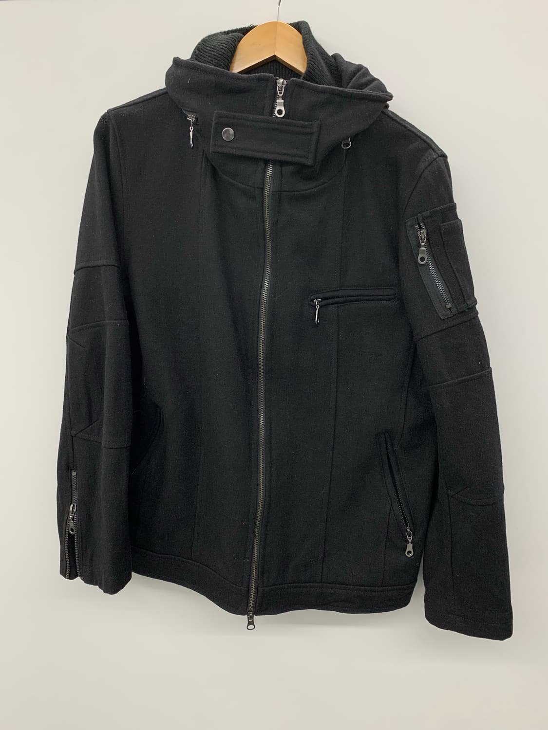 닐로스 울 후드자켓 상품이미지5