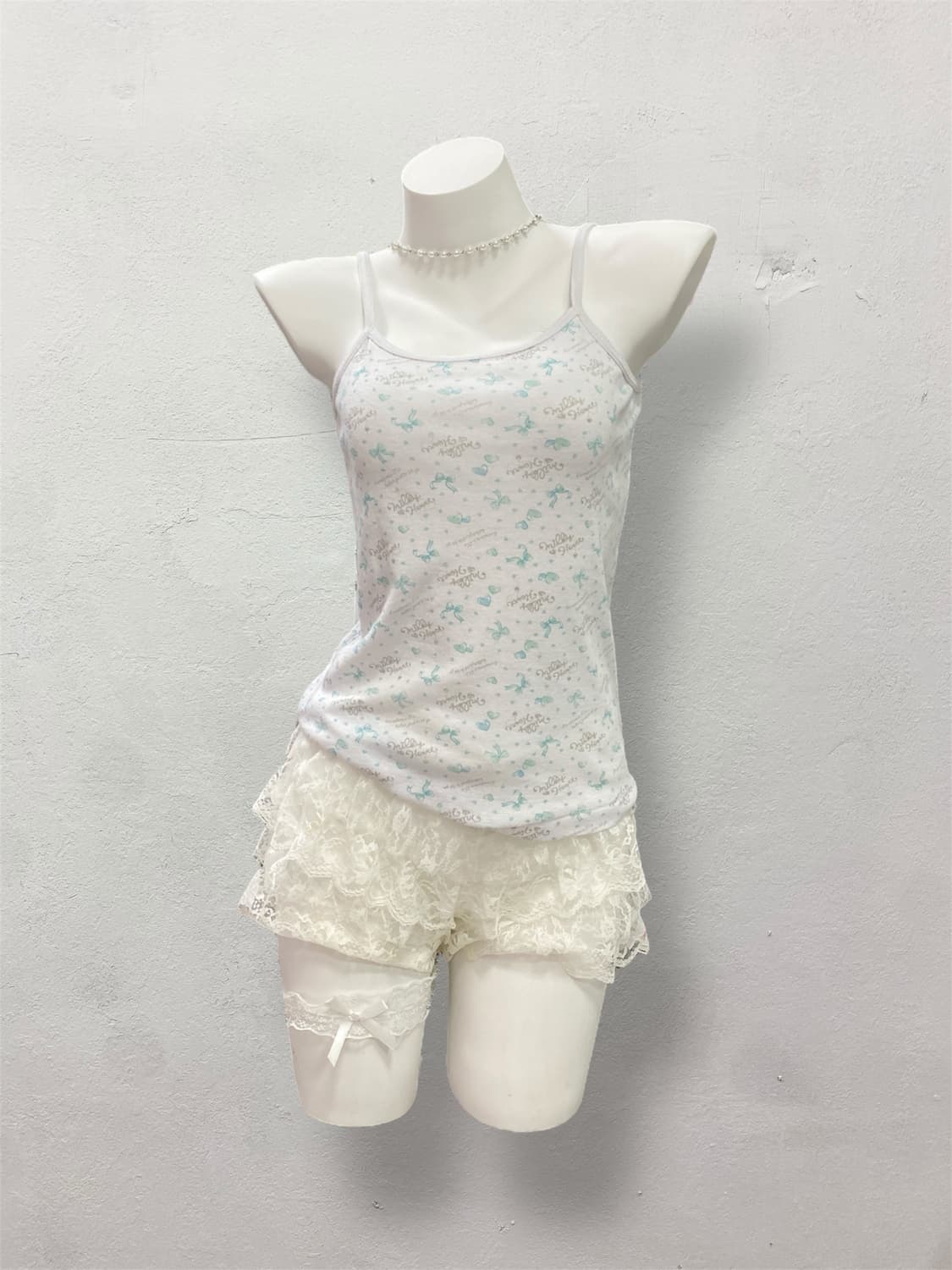 Millefleurs blue Ribbon Sleeveless  상품이미지1