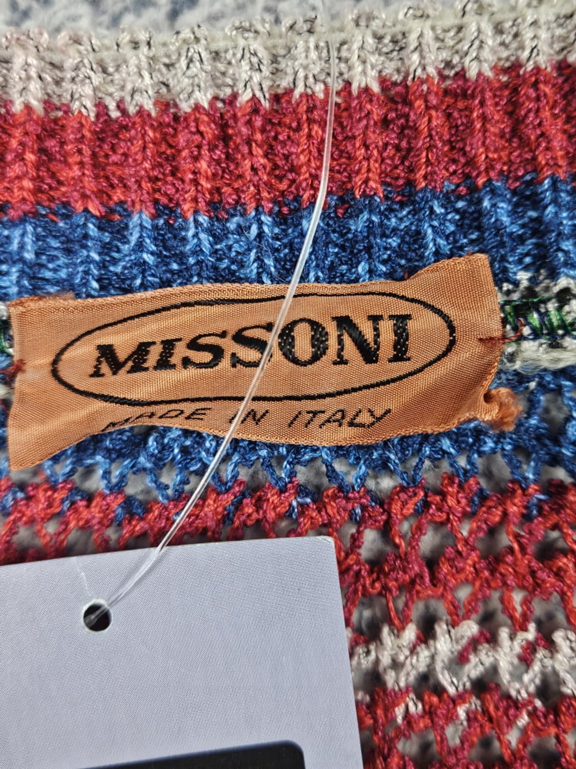 미쏘니 빈티지 브이넥 스트라이프 스웨터 니트 (상세설명참조)/ 10270 상품이미지7