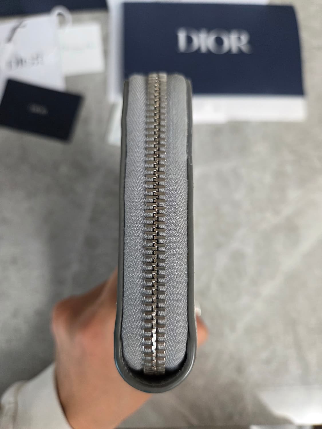 [정품] 디올 갤럭시 오블리크 지퍼돌이 장지갑 상품이미지8