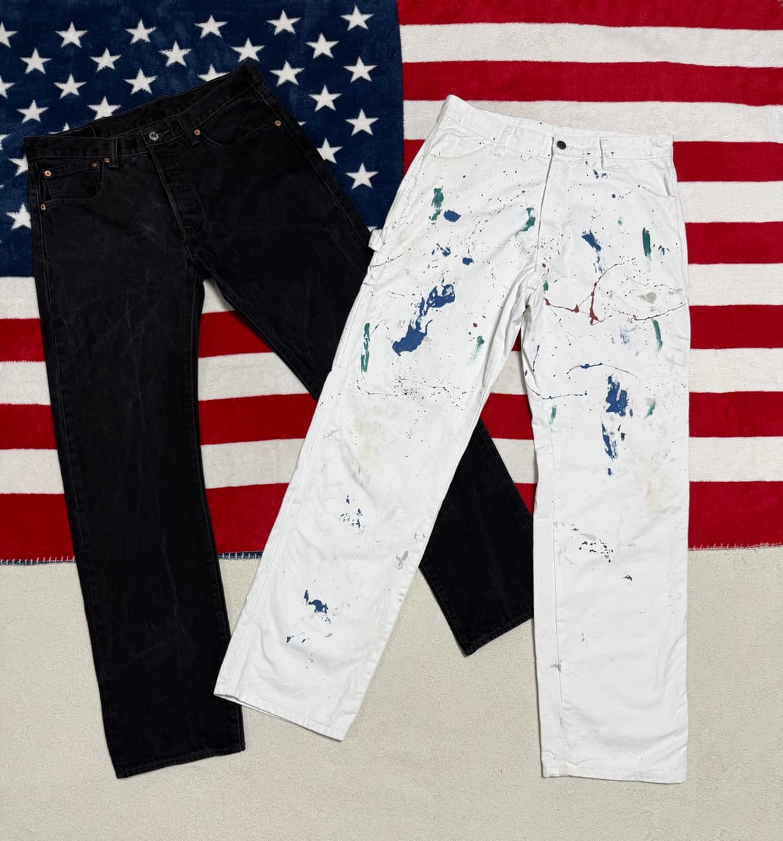 디키즈 워크팬츠dickies carpenter pants빈티지페인팅팬츠 상품이미지9