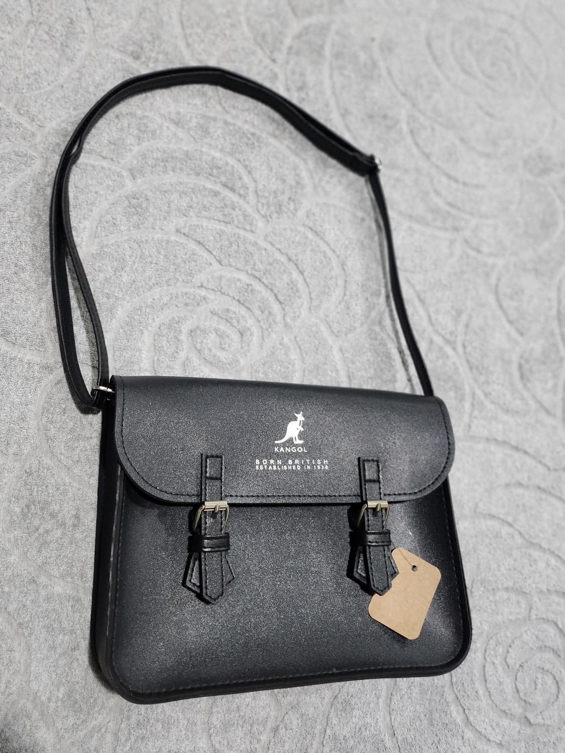 //캉골(KANGOL) 블랙 사첼 크로스백  상품이미지1