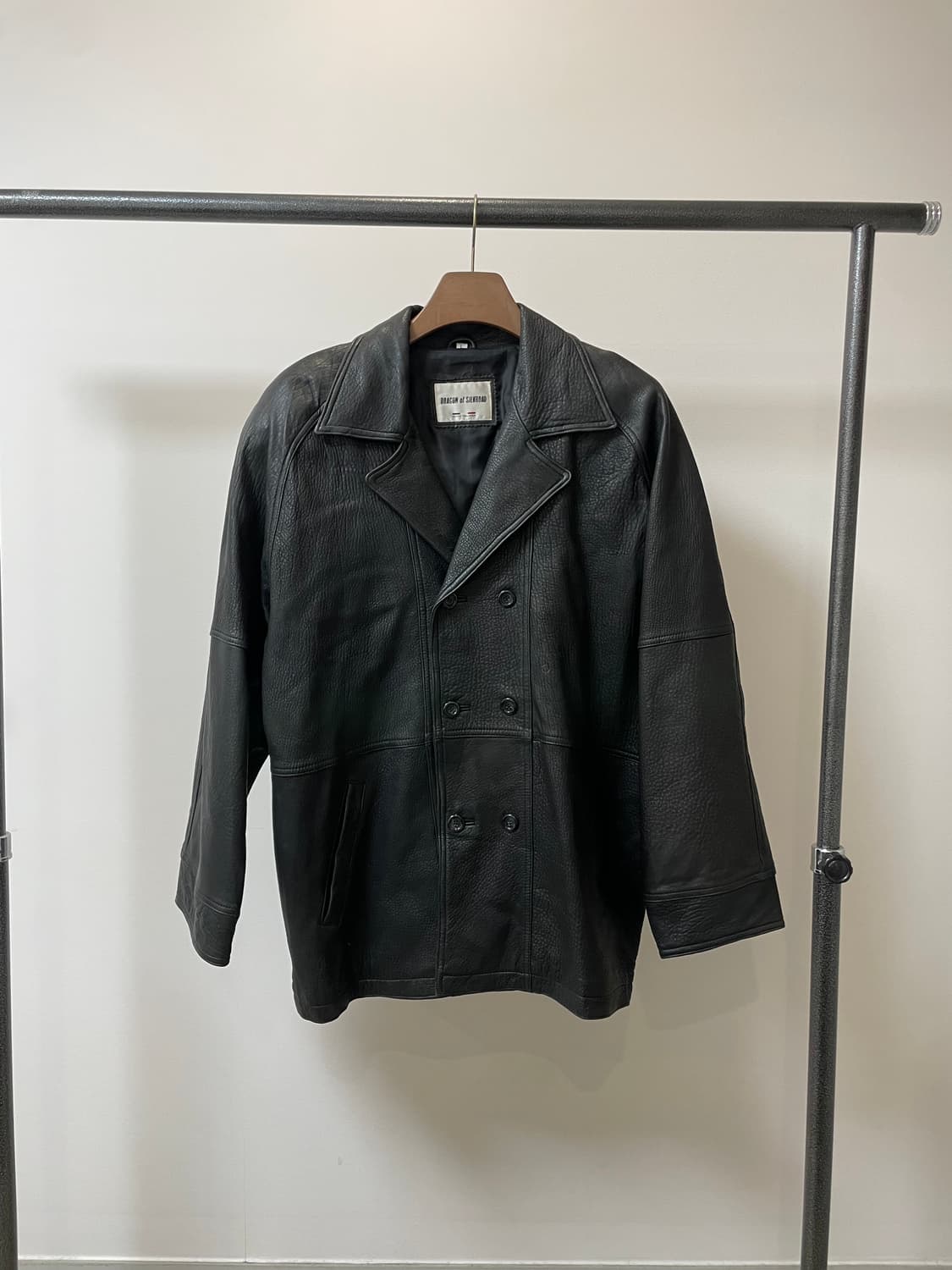 (L) Dragon of Silkroad 양가죽 피코트 자켓 상품이미지1