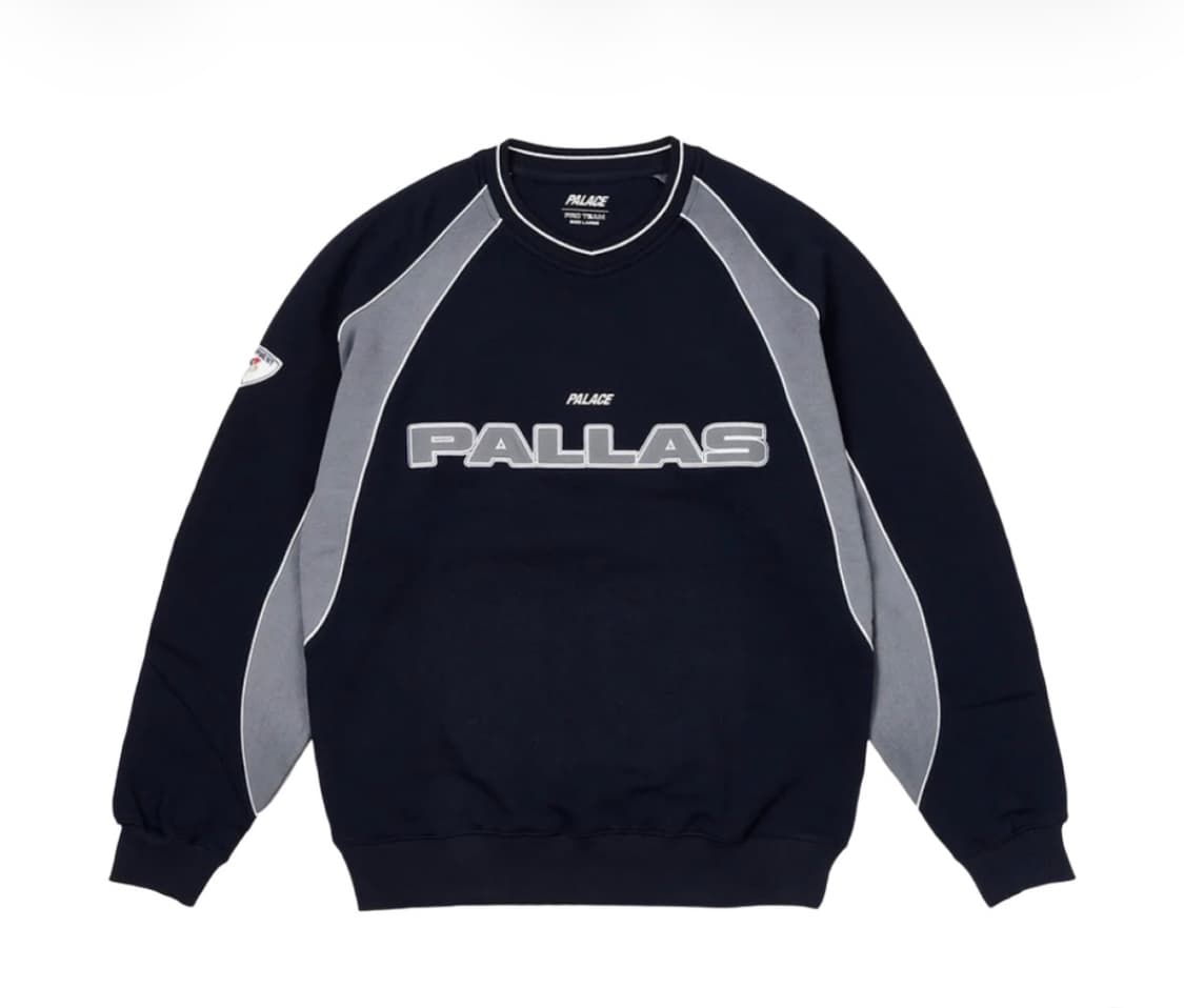 팔라스 패널 크루 네이비 23FW 상품이미지1