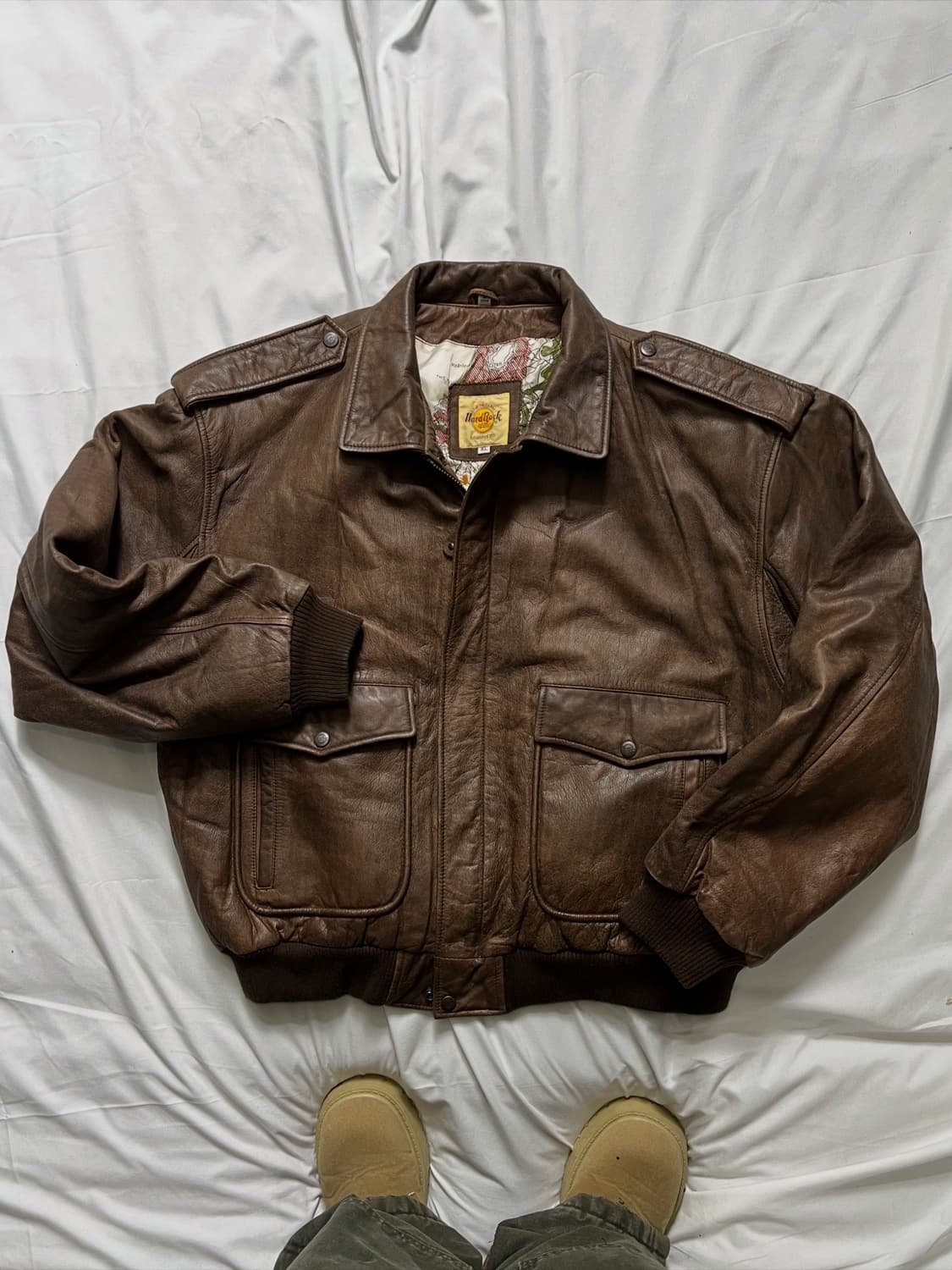 하드락카페 뉴올리언스 가죽 자켓 상품이미지2