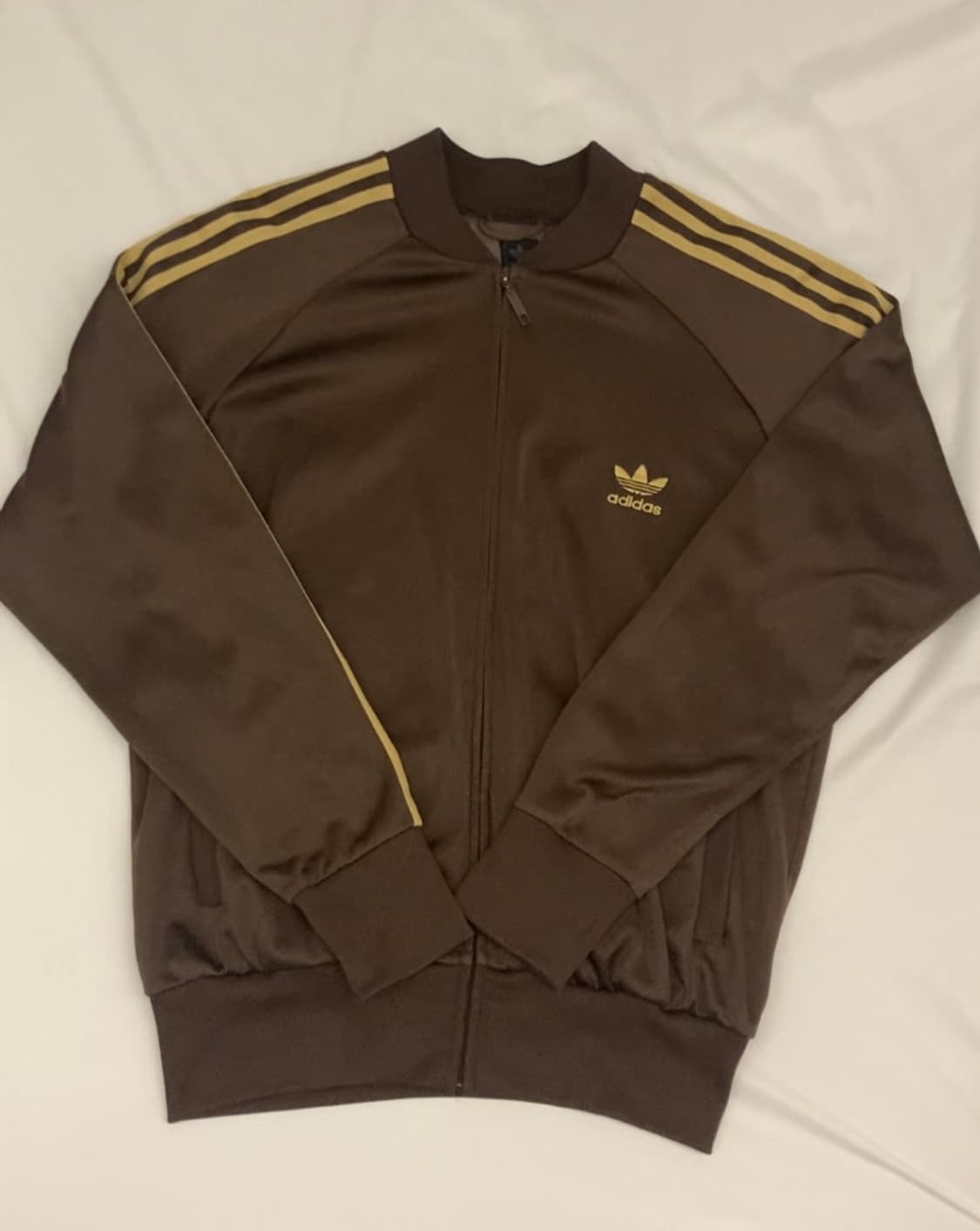 아디다스 브라운/골드 트랙 자켓 상품이미지1