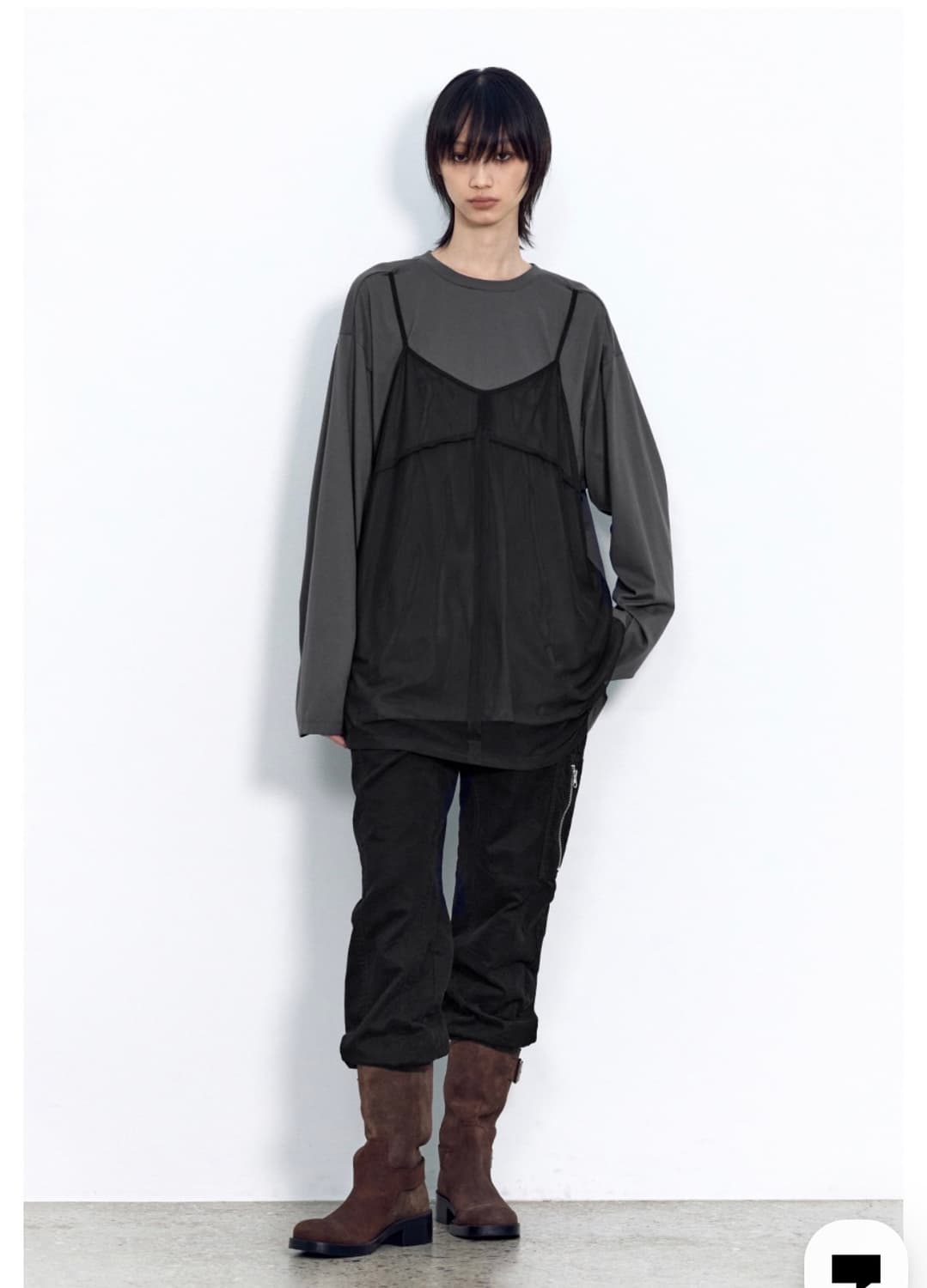 인사일런스 워시드 부츠컷 팬츠 상품이미지2