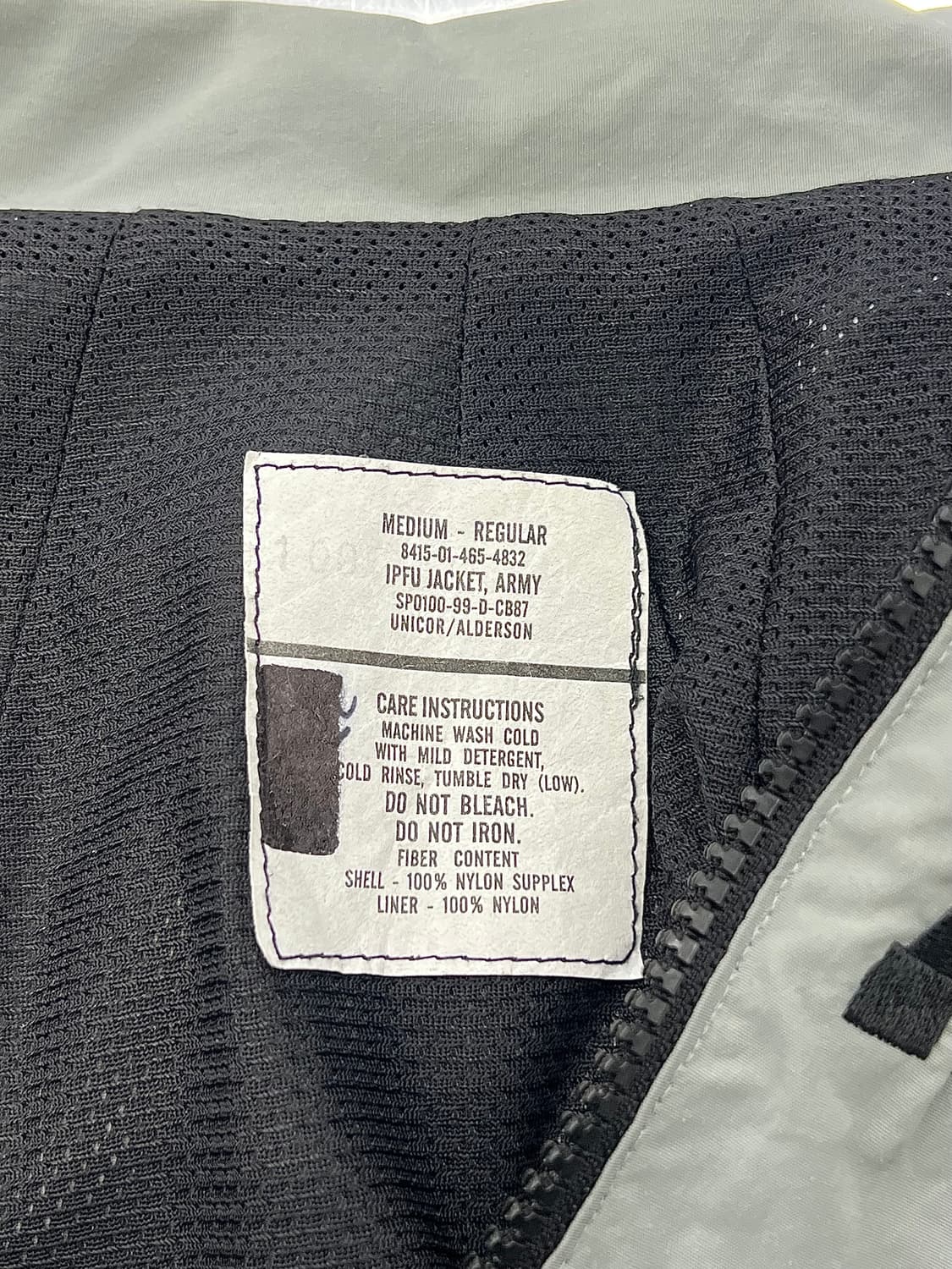 U.S.ARMY IPFU 그레이 집업 자켓 상품이미지7