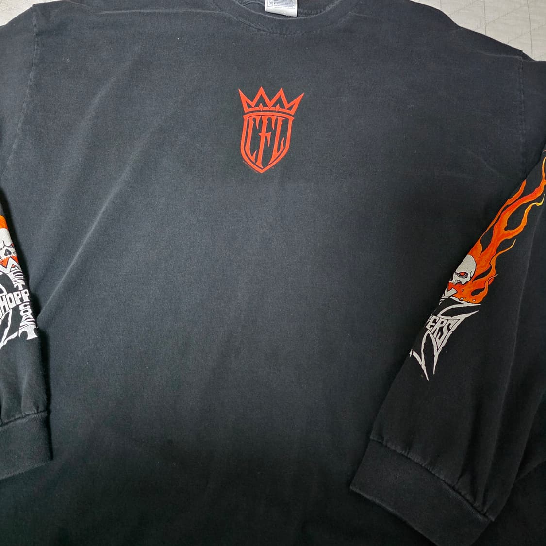 [2XL] 빈티지 WCC 웨스트 코스트 차퍼스 플레임 롱슬리브 상품이미지4