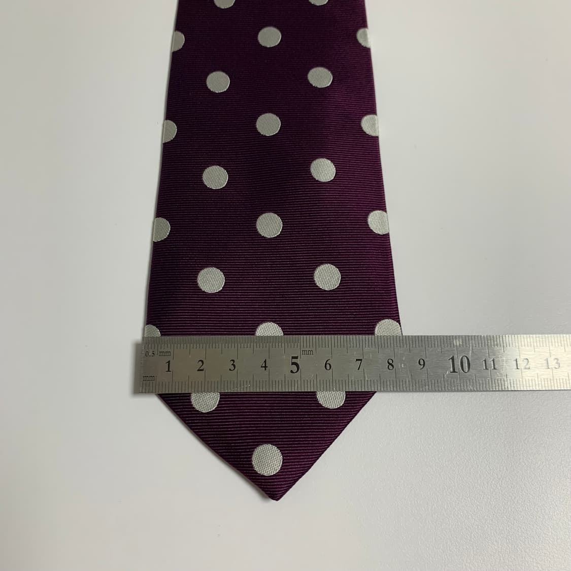 유나이티드 애로우즈 도트넥타이 100실크 최상급 A+등급 8.3cm 상품이미지10