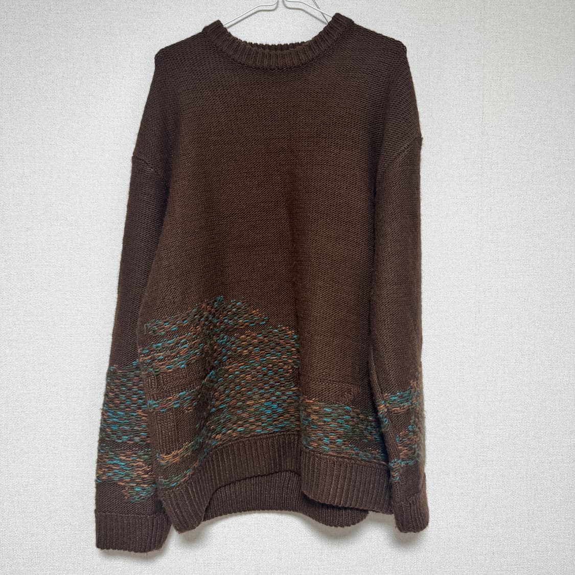 에잇세컨즈 브라운 니트 XL 팝니다! 상품이미지1