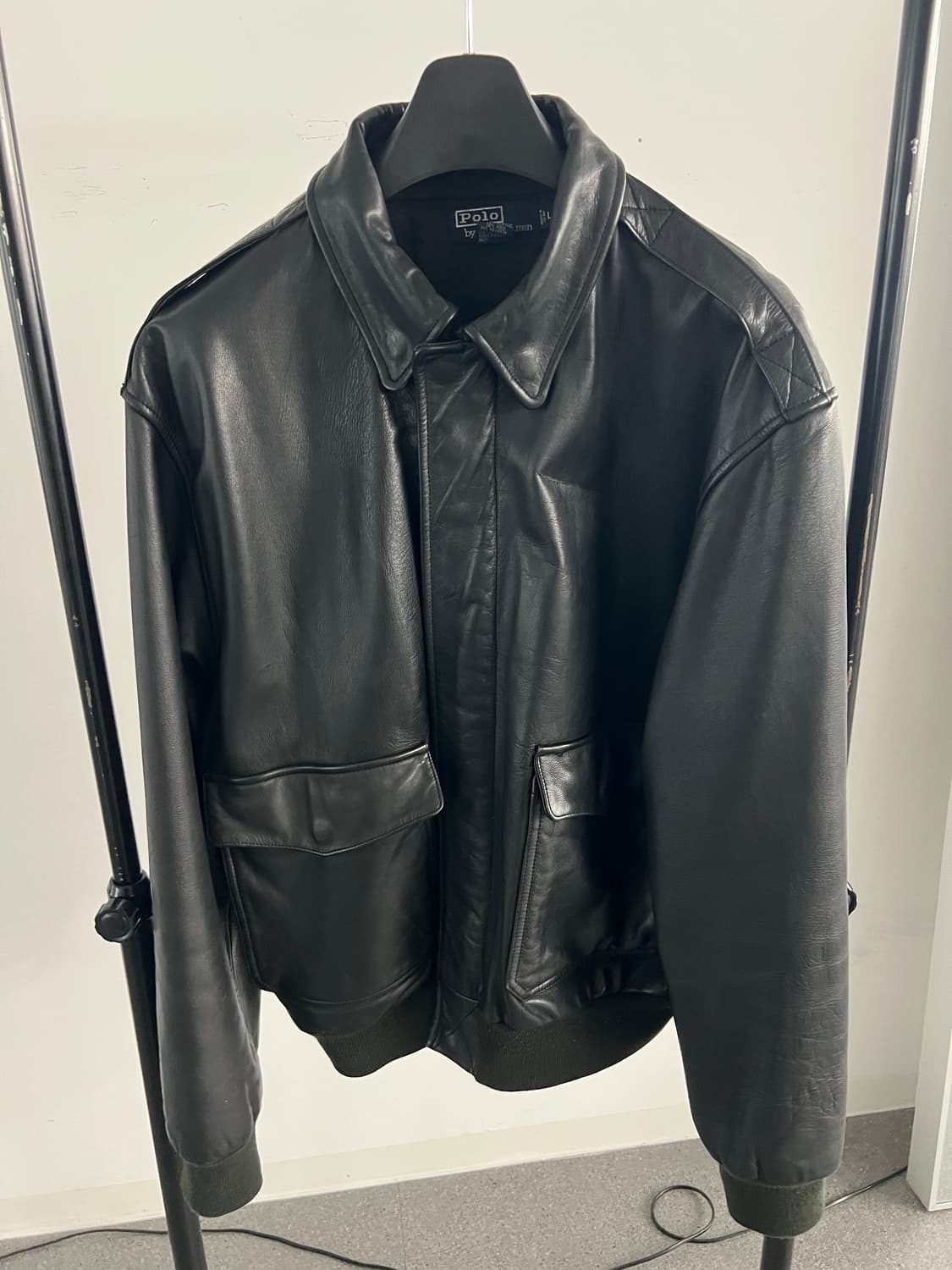 폴로 랄프로렌 레더 A-2 자켓 상품이미지1