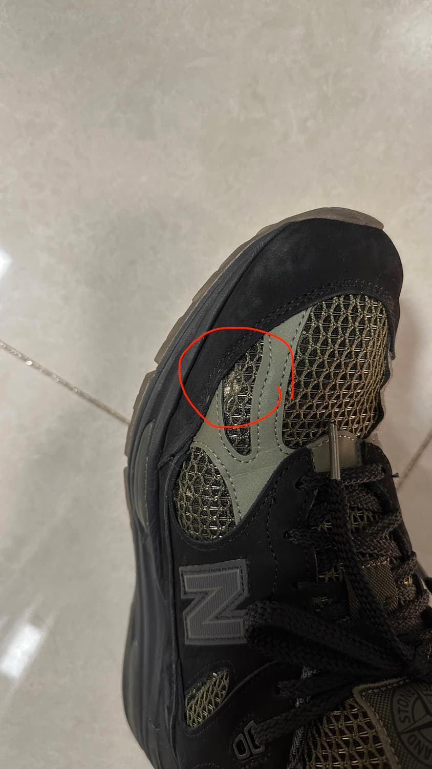 [275] 뉴발란스 x 스톤아일랜드 991v2 블랙 올리브 나이트 상품이미지9