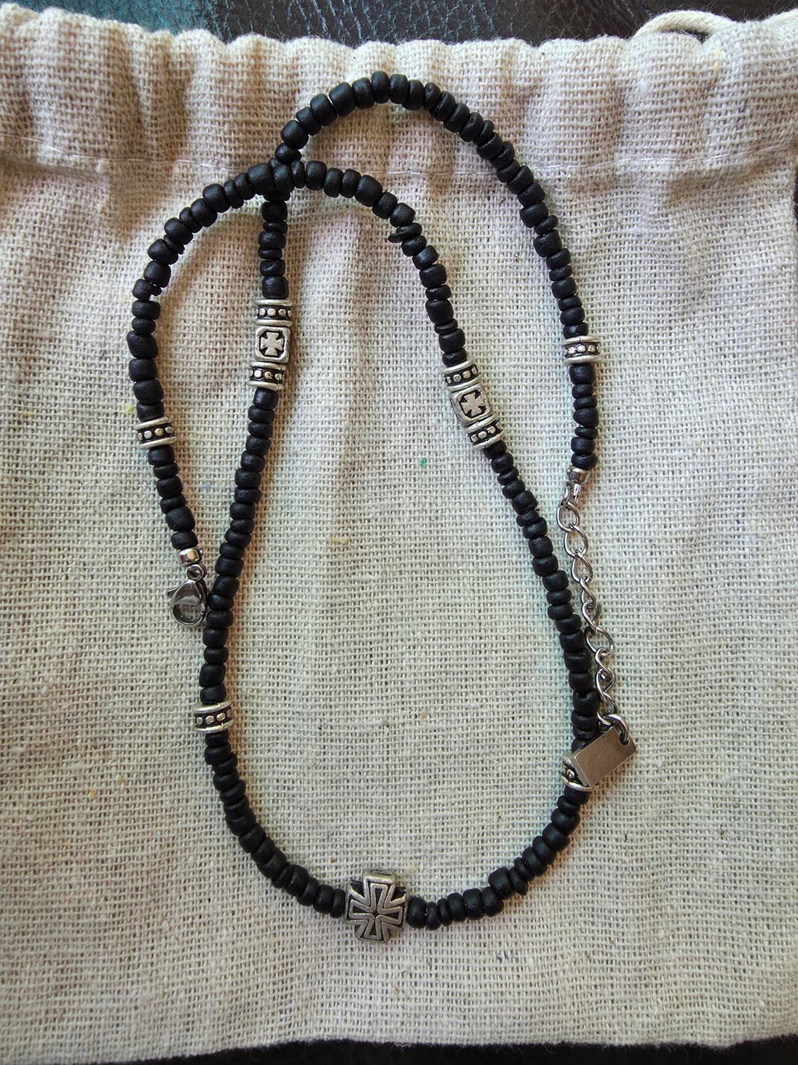Etce 크로스 비즈 목걸이 상품이미지1