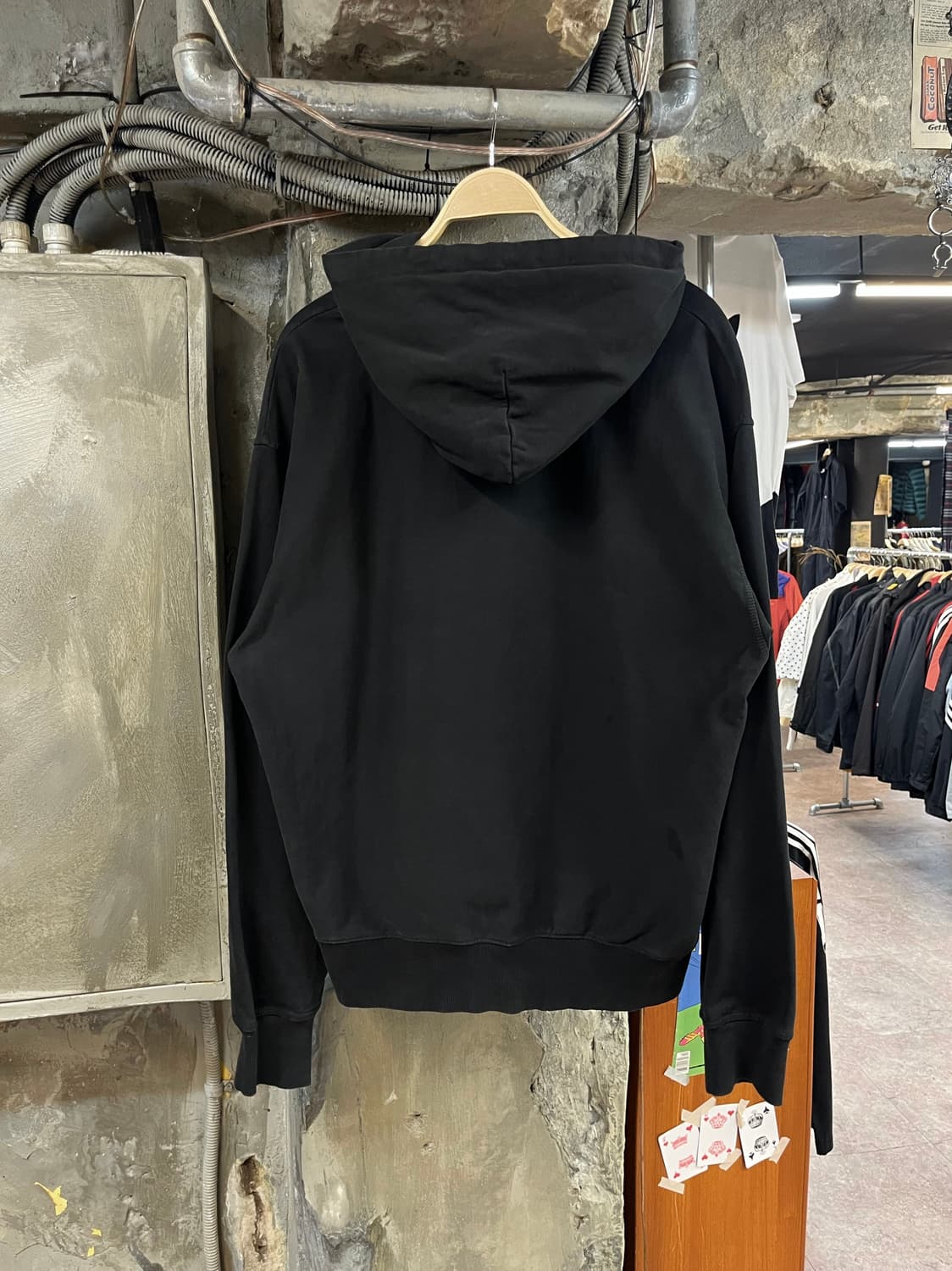 스투시 챔피언 피그먼트 다이드 기모 후드티 블랙 XL #csz2191  상품이미지2