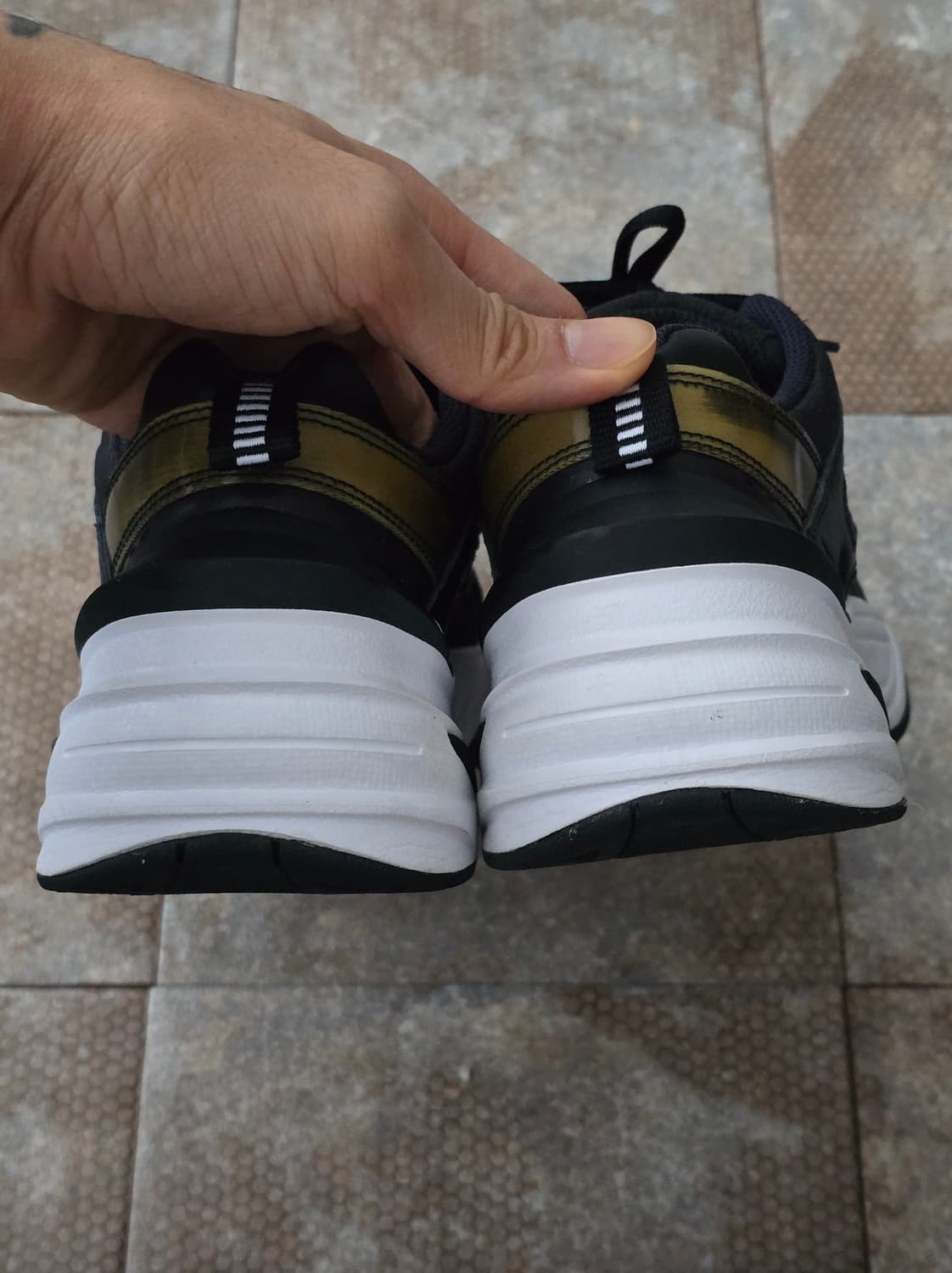 (235)나이키 m2k 테크노 블랙 오일 그레이 상품이미지8