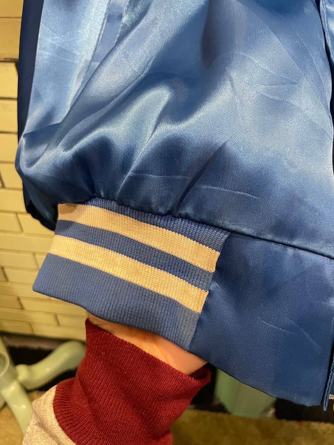 1990's Vintage Baseball Jacket  상품이미지5
