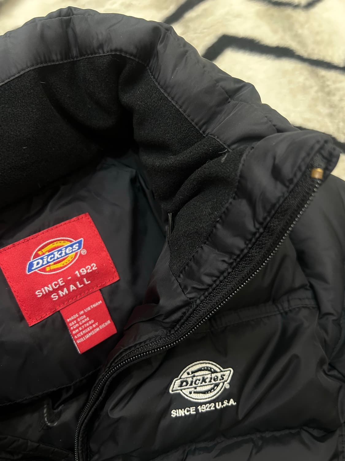 [S]디키즈 덕다운 경량 패딩/블랙 상품이미지5