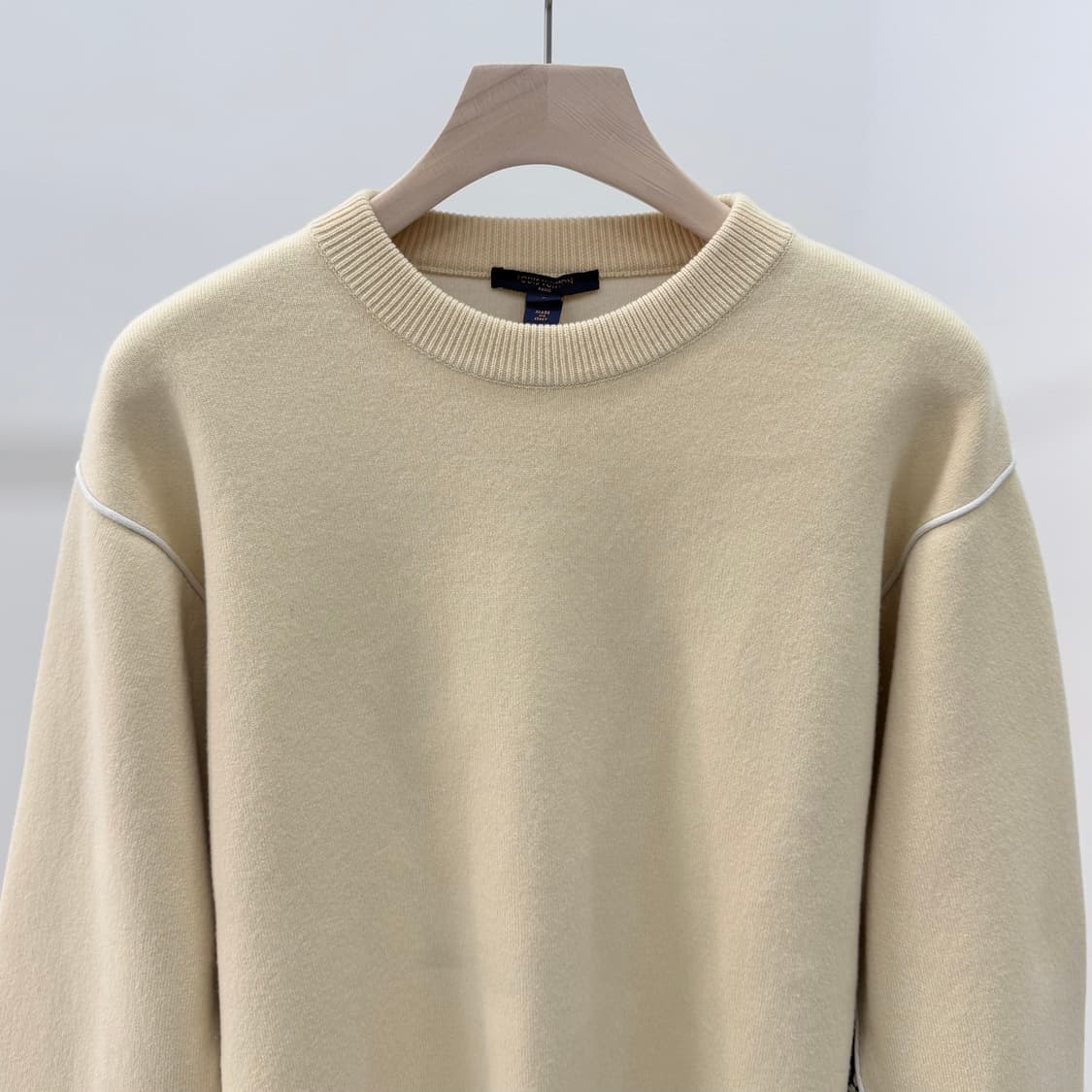 [S급/S] 루이비통 블루 오픈 슬리브 라운지웨어 모노그램 니트 상품이미지2