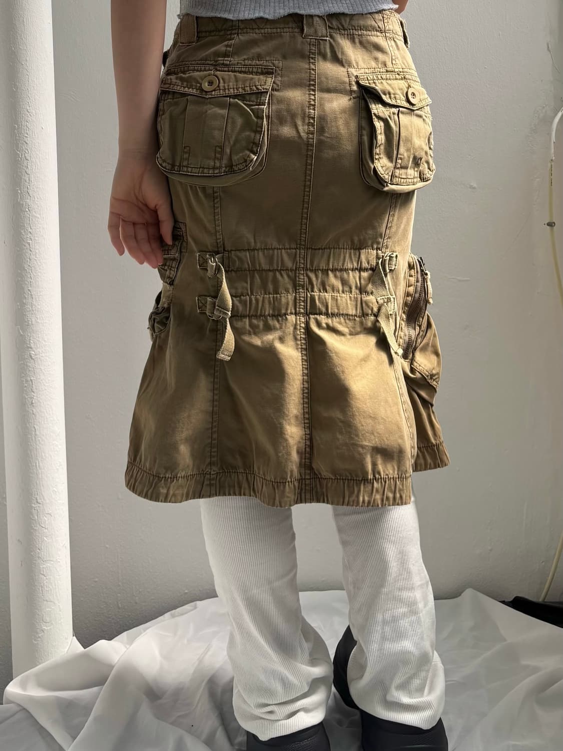 Abercrombie Cargo Midi Skirt 상품이미지4