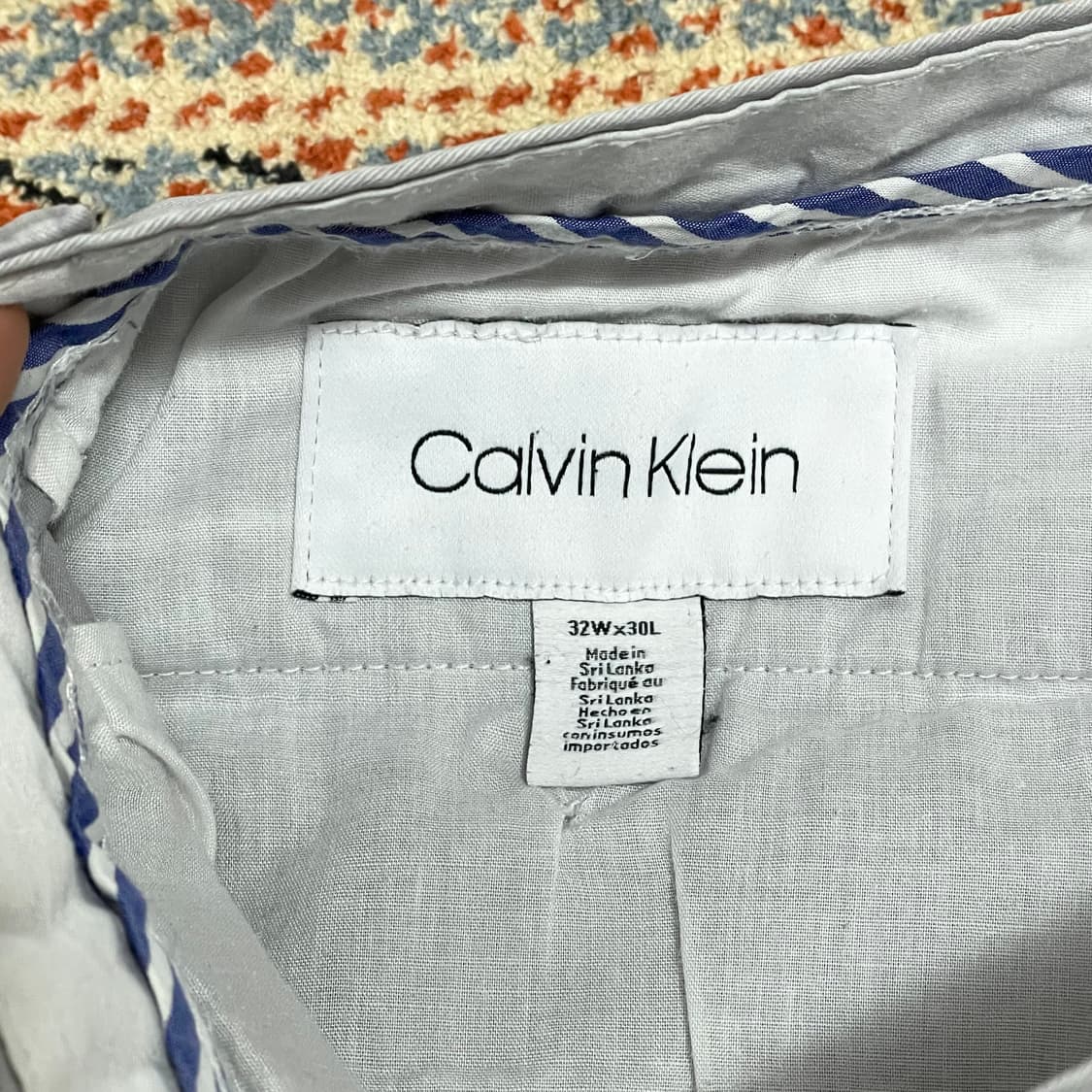 캘빈클라인 그레이 치노팬츠 남성 W32L30 상품이미지4
